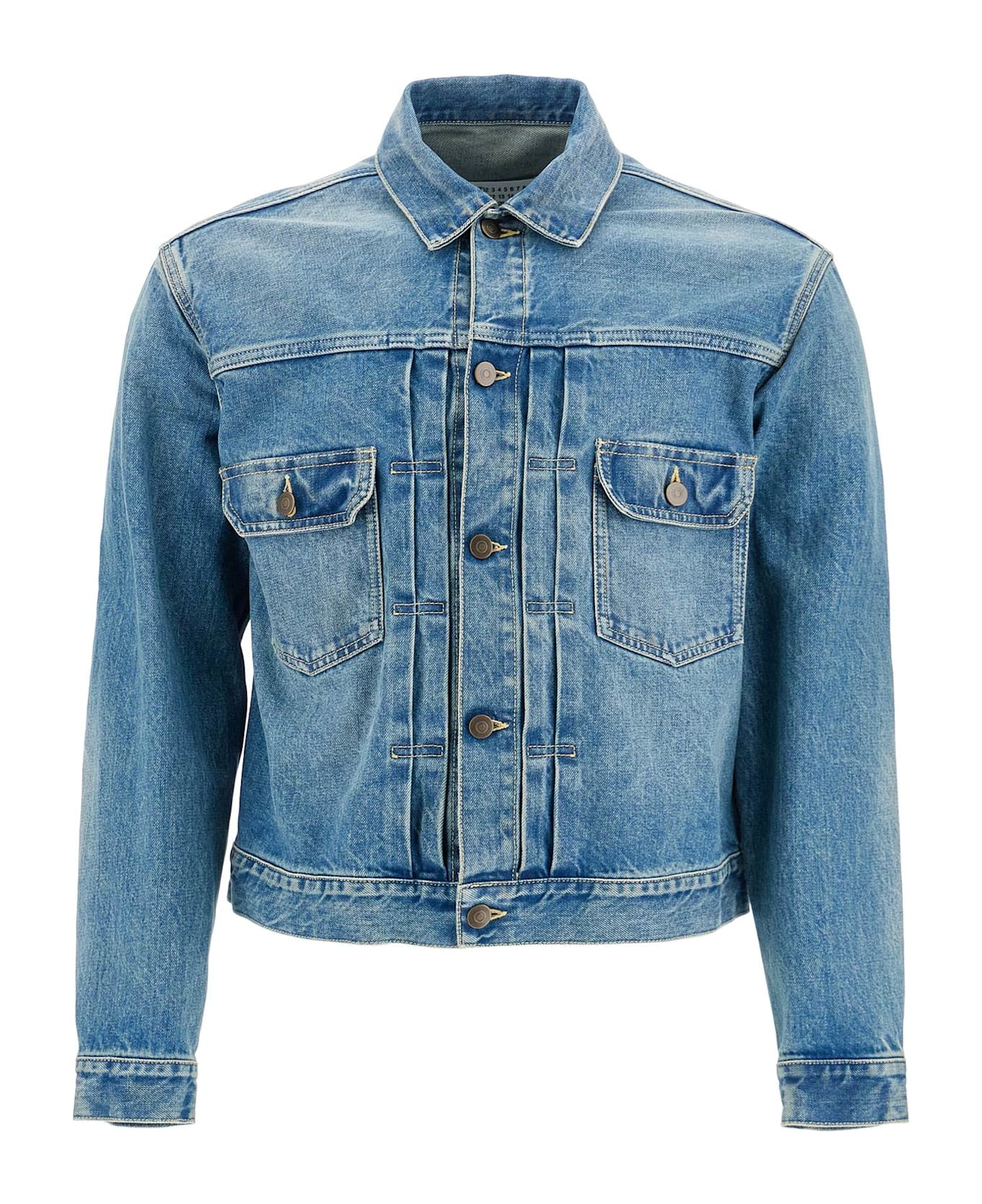 Maison Margiela Denim Jacket For Men - MEDIUM BLUE (Blue)