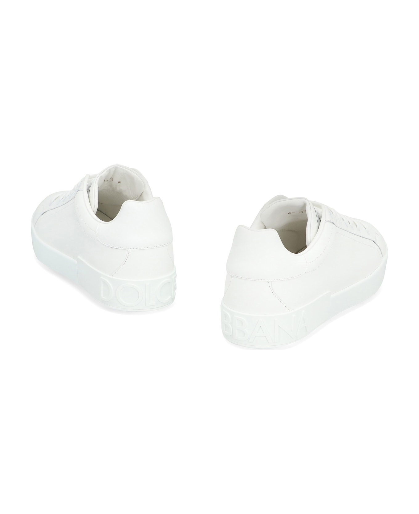 Dolce 
Gabbana Portofino Leather Low-top Sneakers - White