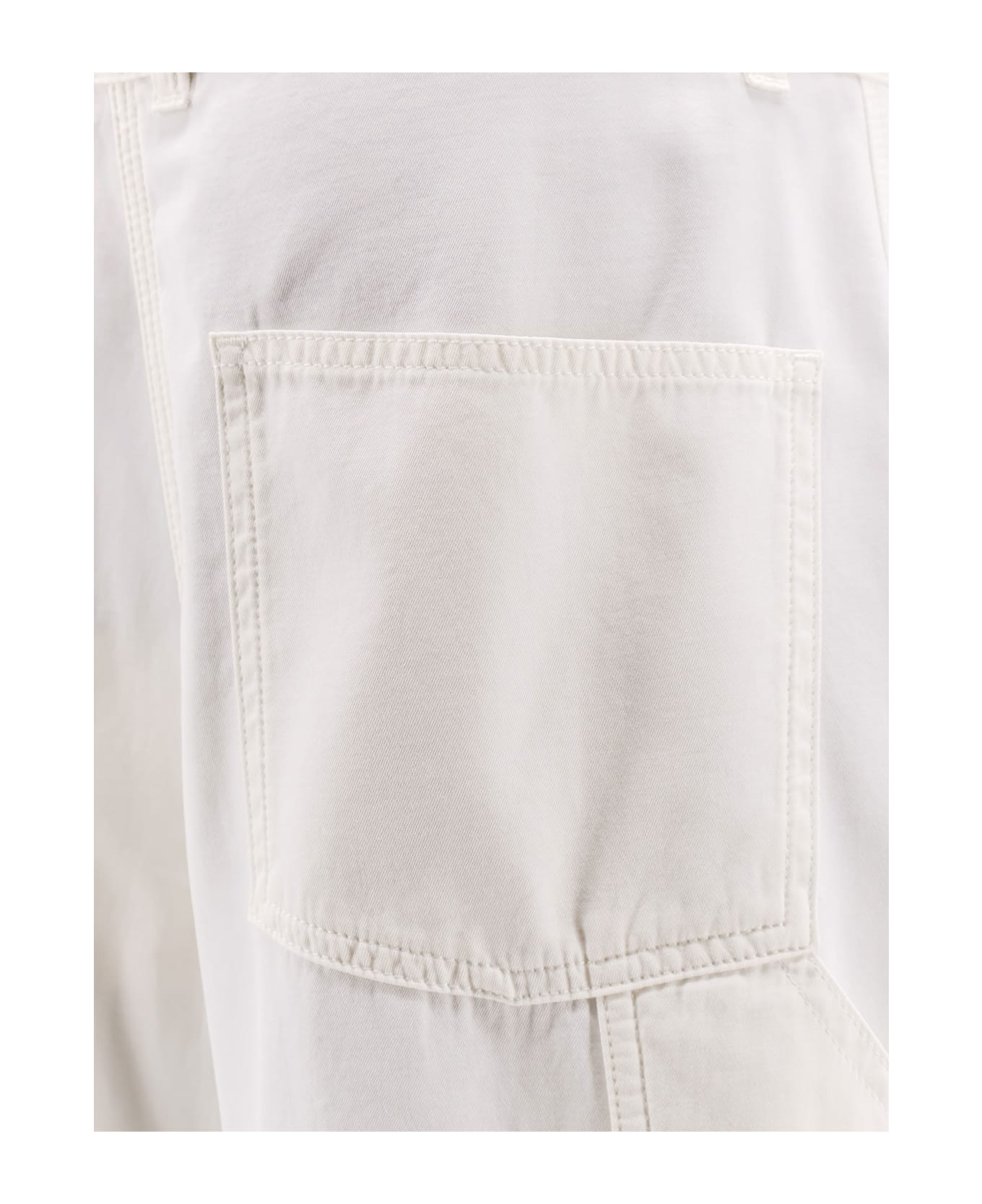 The Row Sharka Cotton And Cashmere Trousers - White