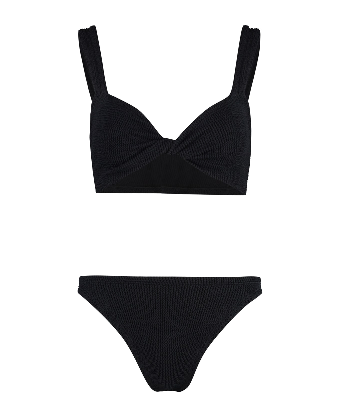 Hunza G Juno Plain Color Bikini - Black