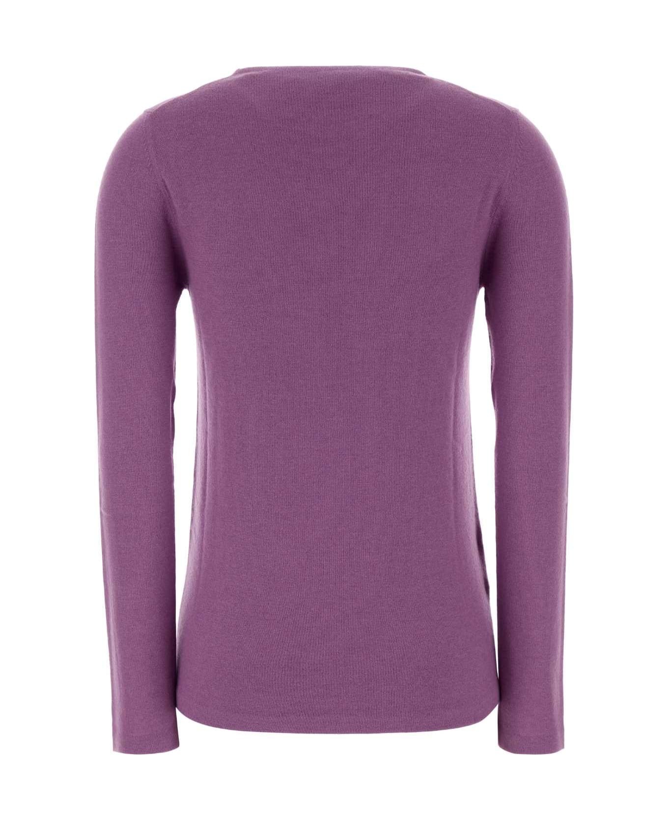 Miu Miu Purple Wool Blend Sweater - GLICINE