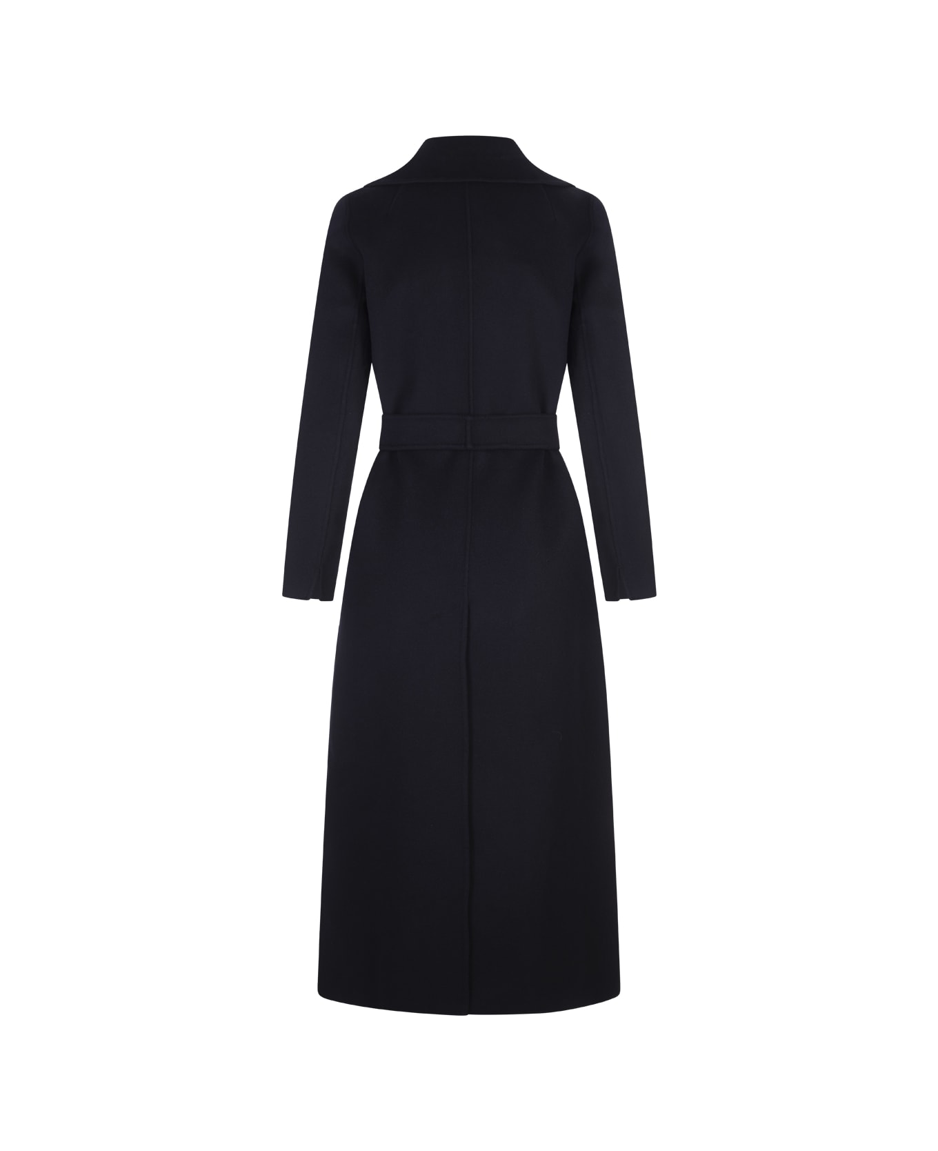 'S Max Mara Blue Poldo Long Coat - Blue