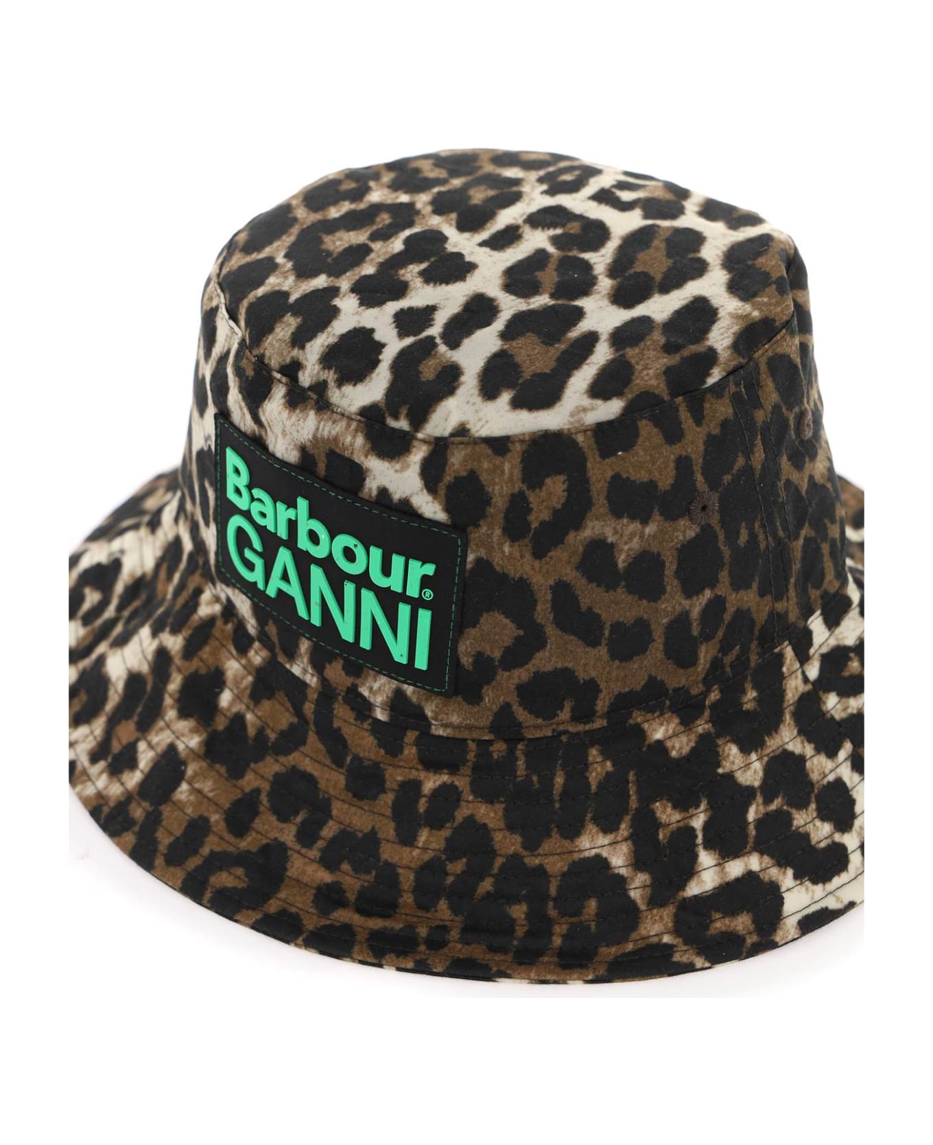 Barbour Waxed Leopard Bucket Hat - LEOPARD PRINT (Brown)