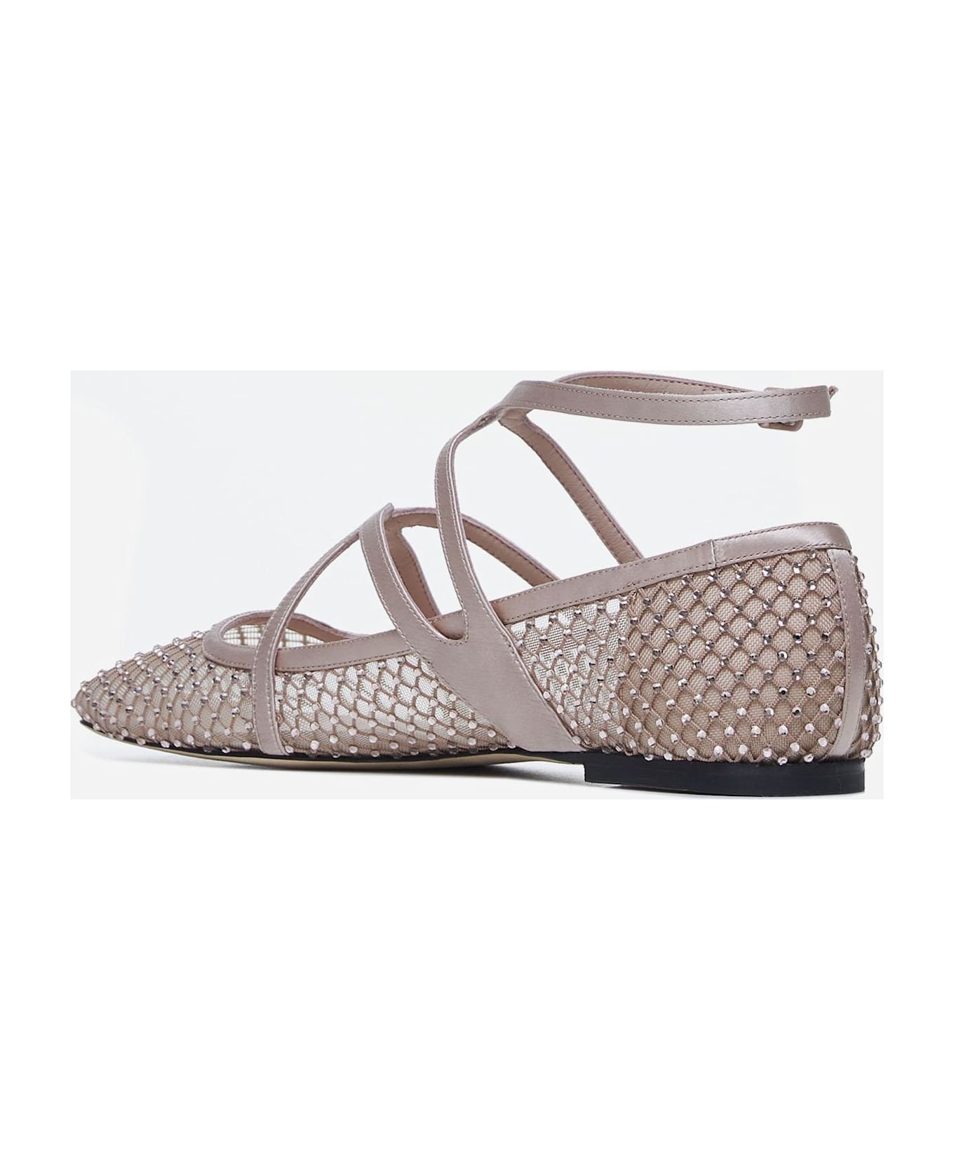 Jimmy Choo 
astoria
 Rhinestone Ballet Flats - Pink