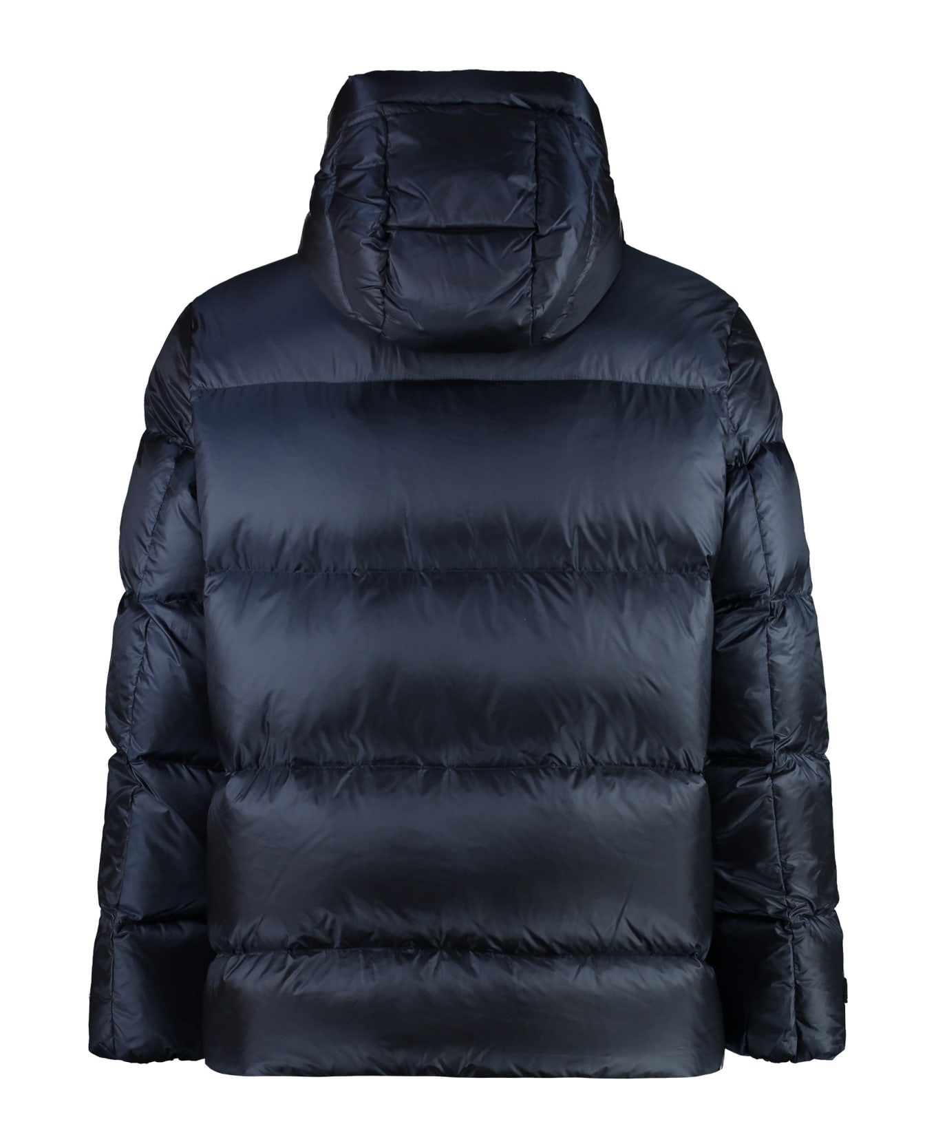 Woolrich Hooded Nylon Down Jacket - blue