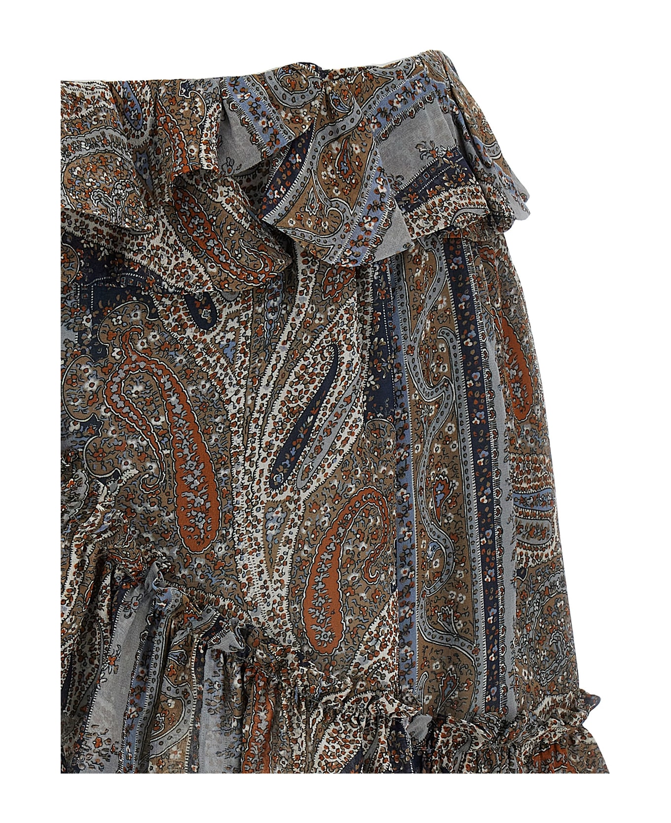 Saint Laurent All Over Print Skirt - MULTICOLORE