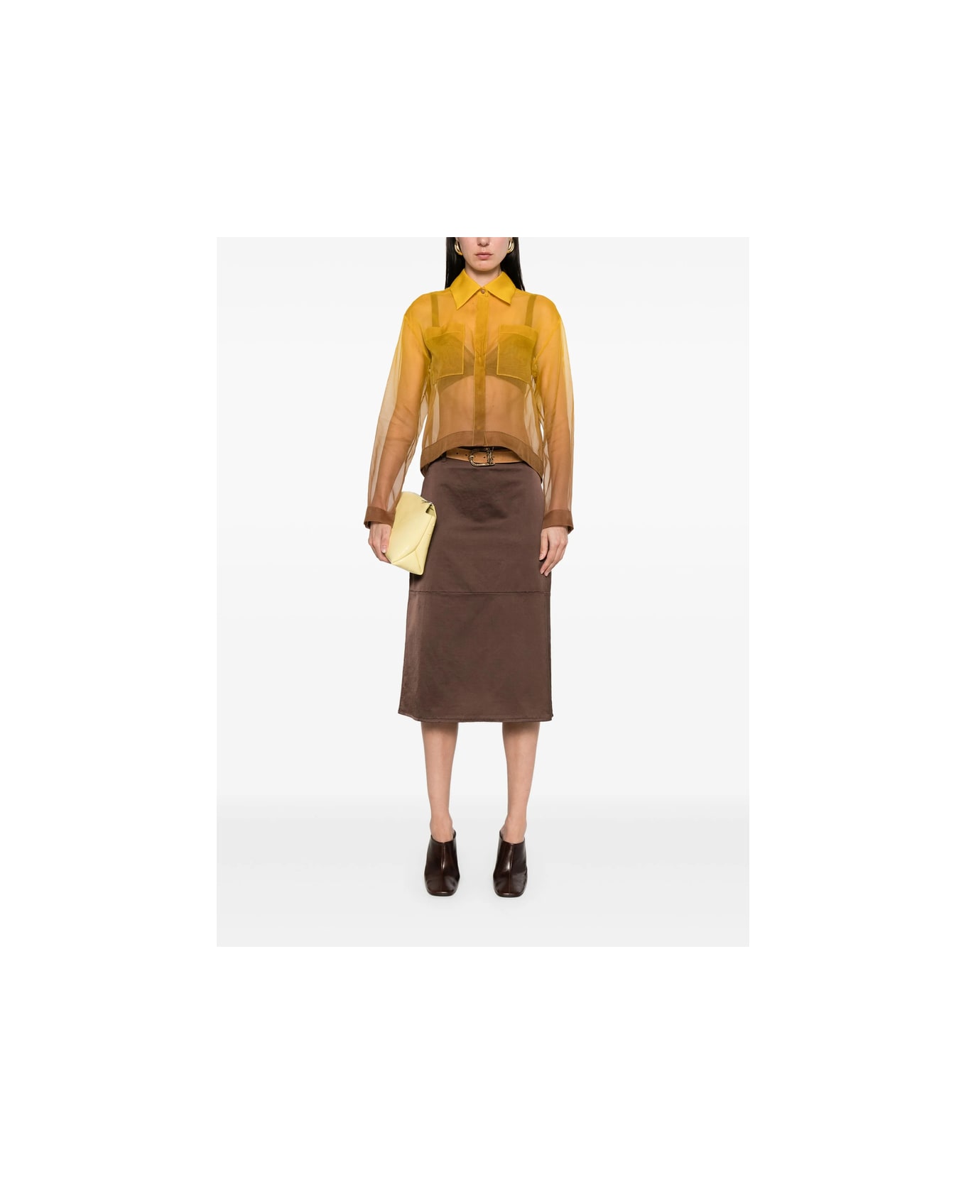 Max Mara Pianoforte Shirt - YELLOW