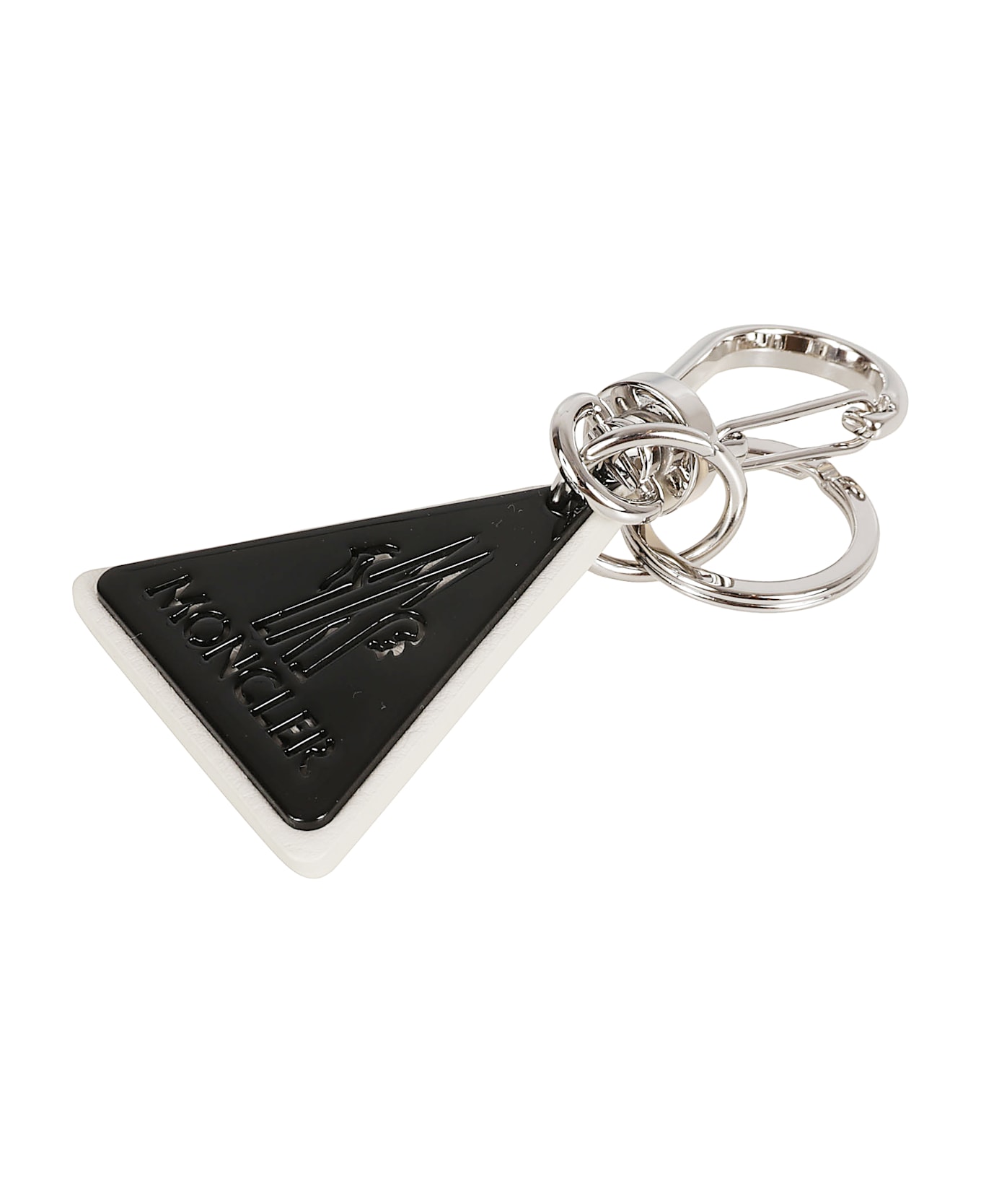 Moncler Triangle Keyring - Black