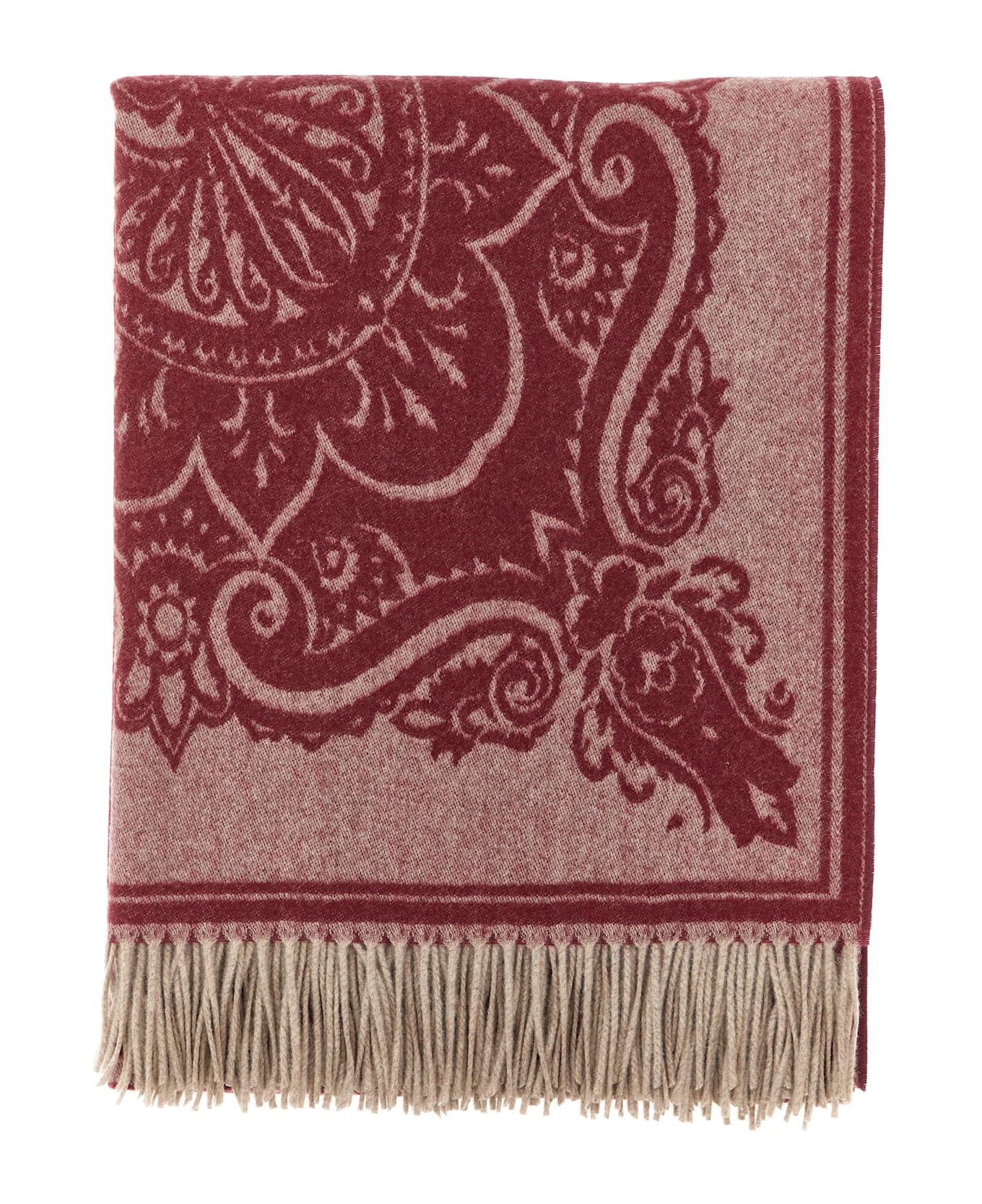 Etro 'alocasia' Plaid - Bordeaux