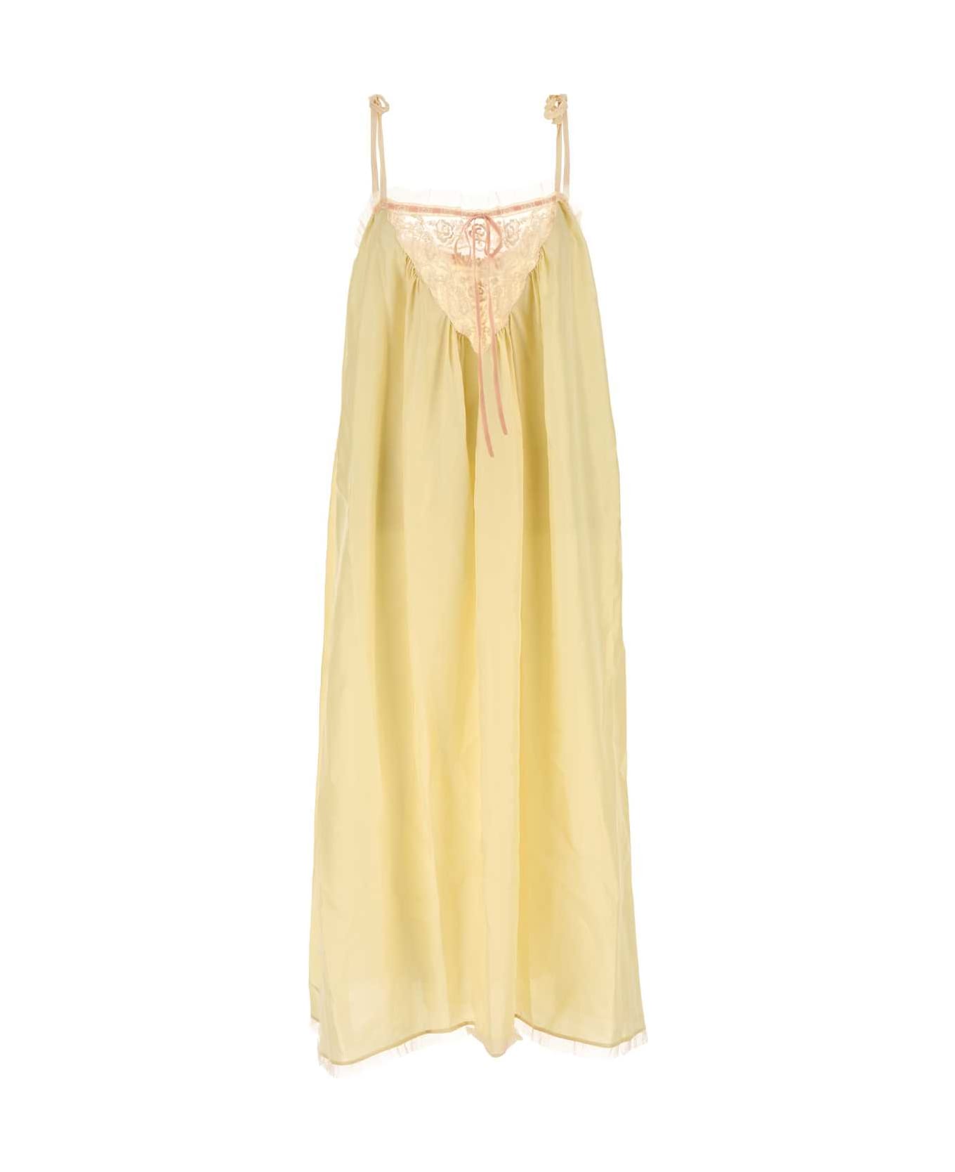 Chloé Pastel Yellow Silk Dress - YELLOW