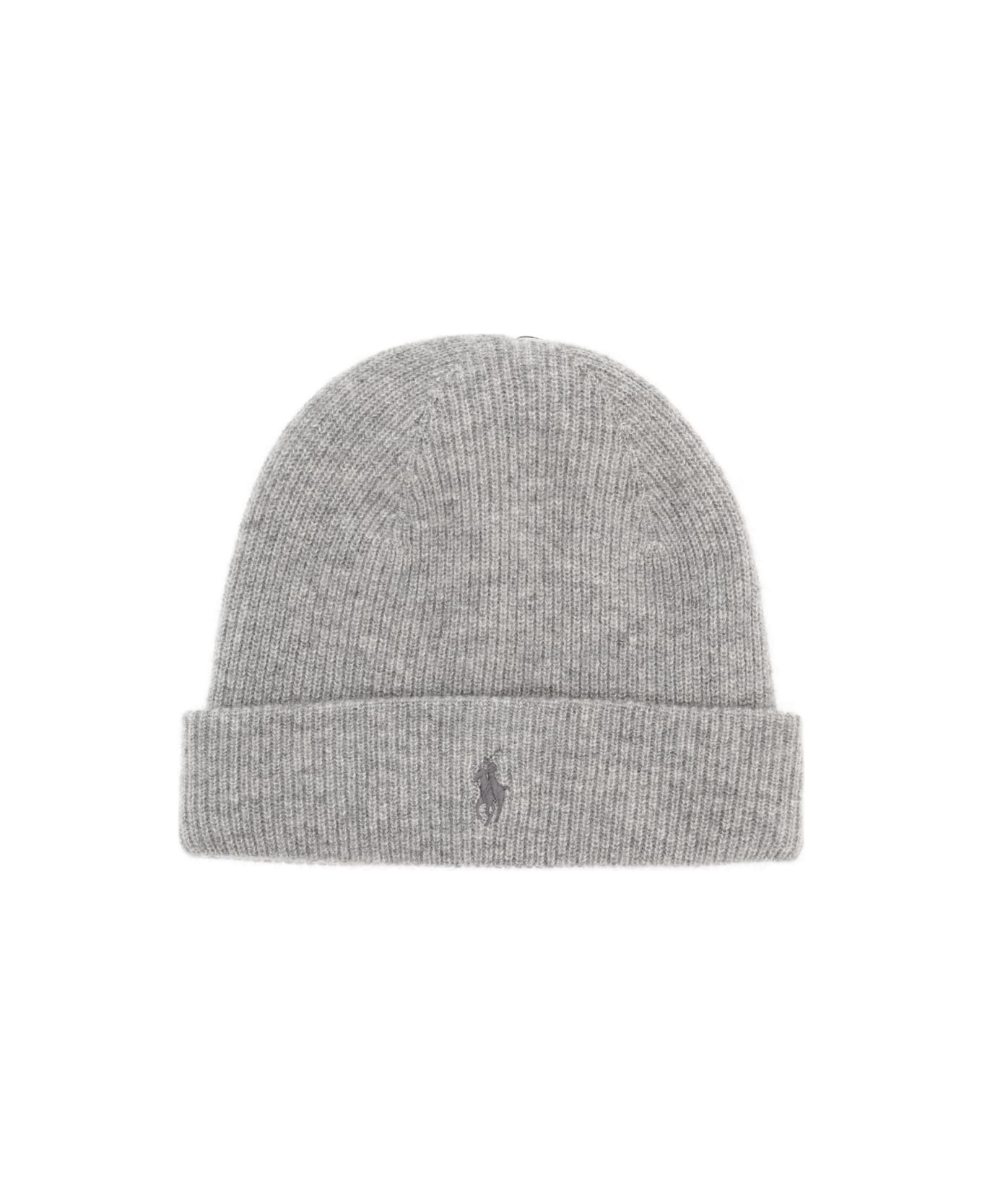 Polo Ralph Lauren Cashmere Beanie - GREY