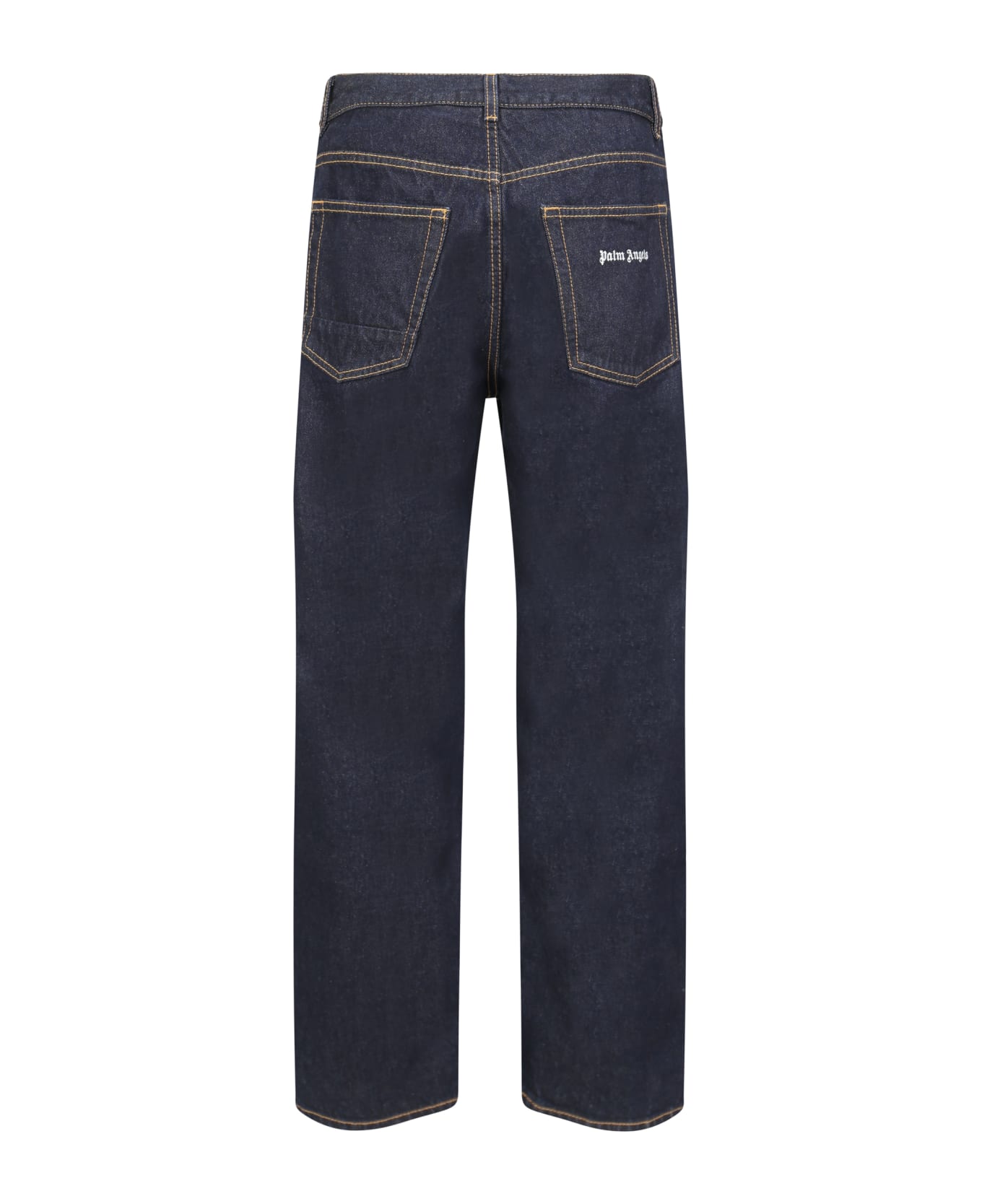 Palm Angels Loose Fit Jeans - Navy Blue