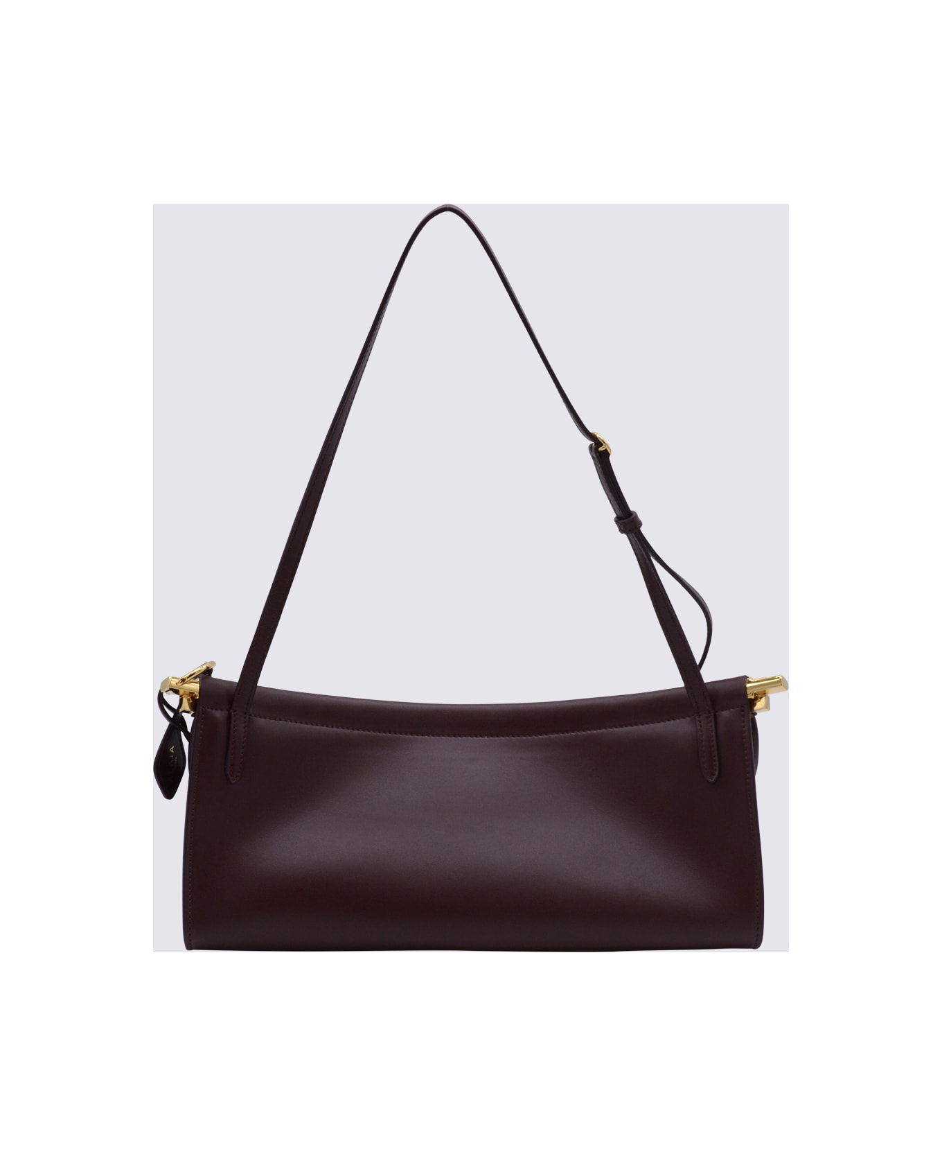 Alaia Red Leather East West Medium Crossbody Bag - ROUGE GRENAT