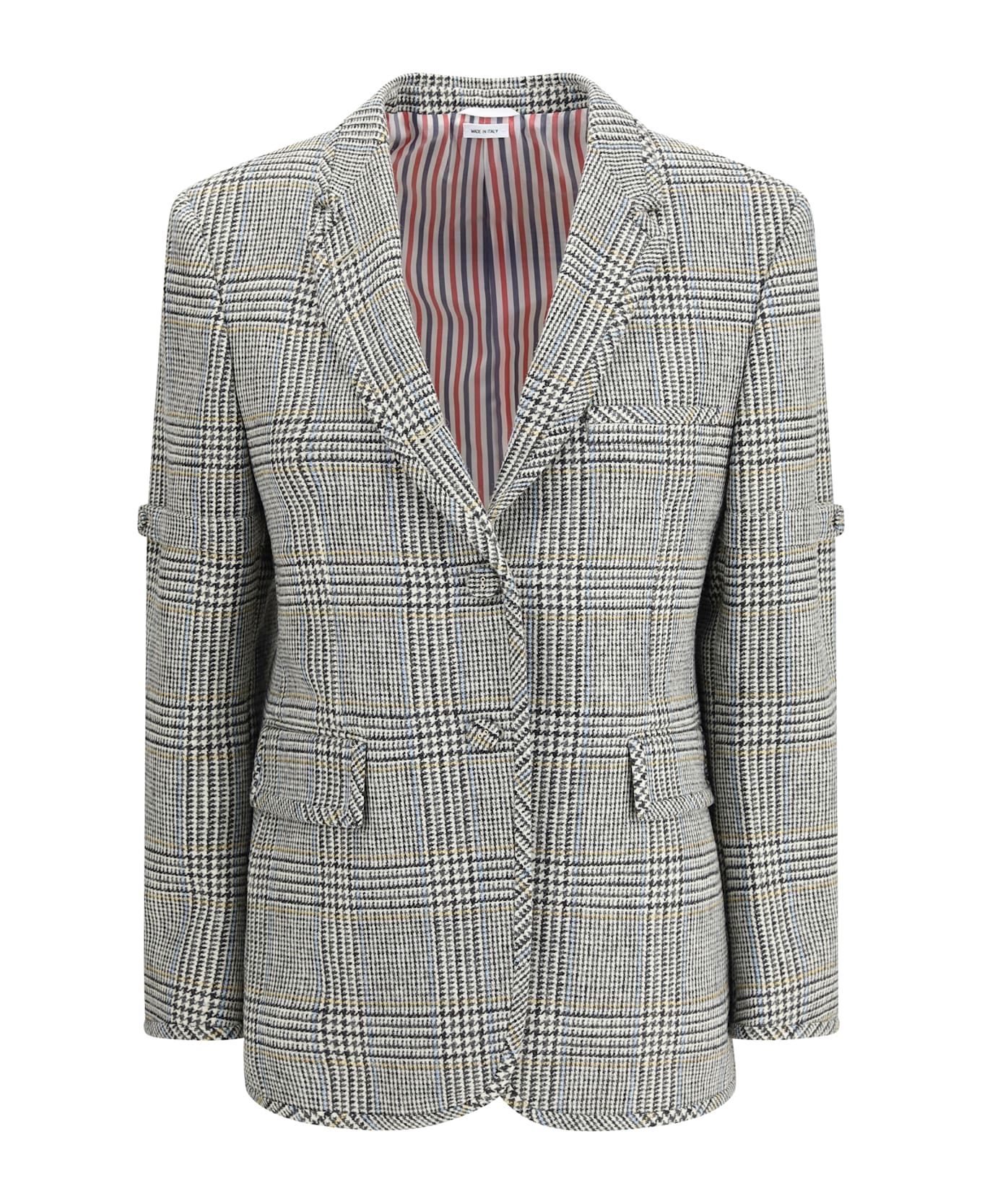 Thom Browne Prince Of Wales Wool Blazer