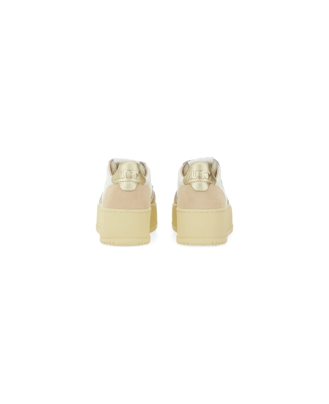 Autry "medalist" Platform Sneaker - WHITE