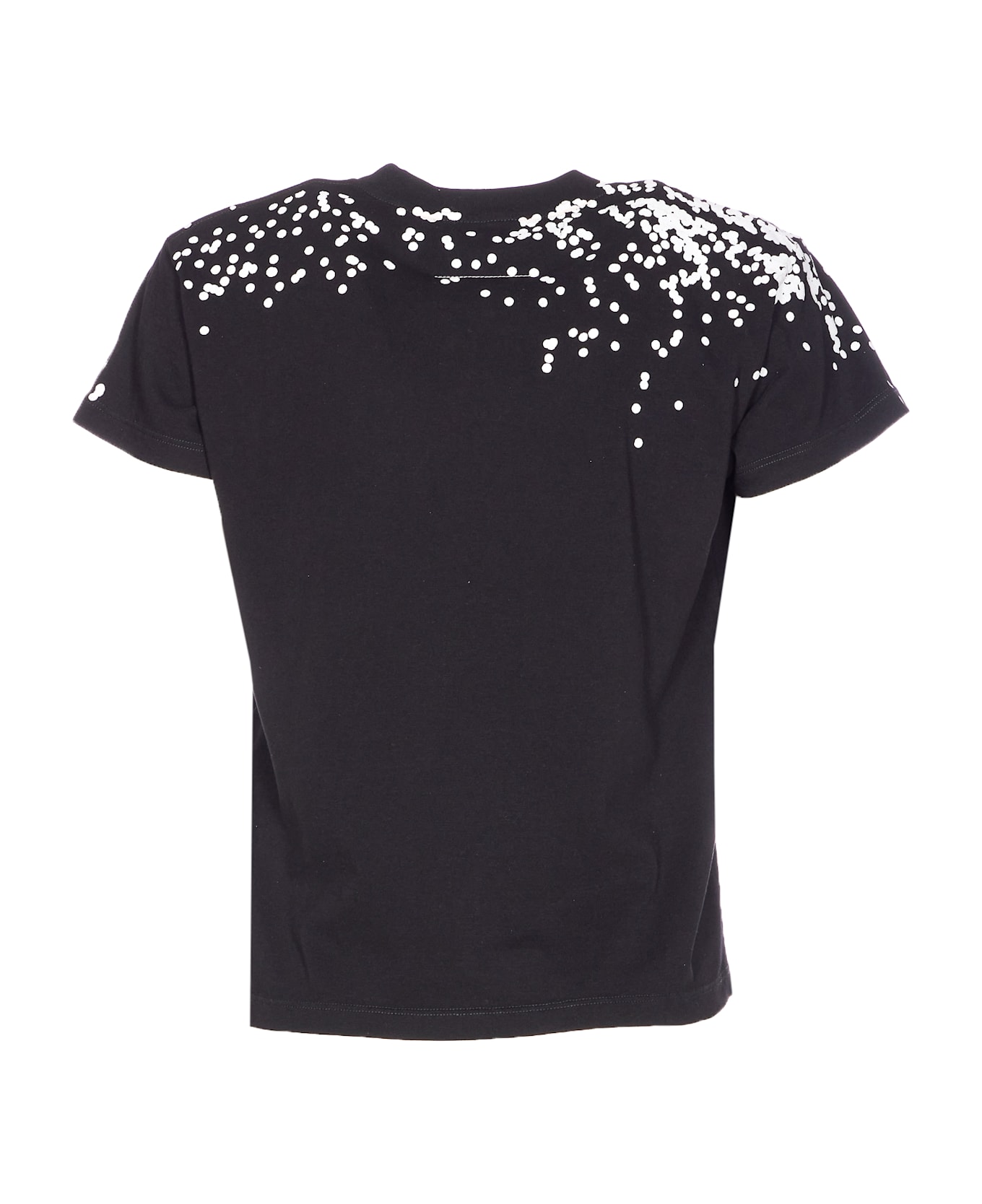 MM6 Maison Margiela Logo T-shirt - Black