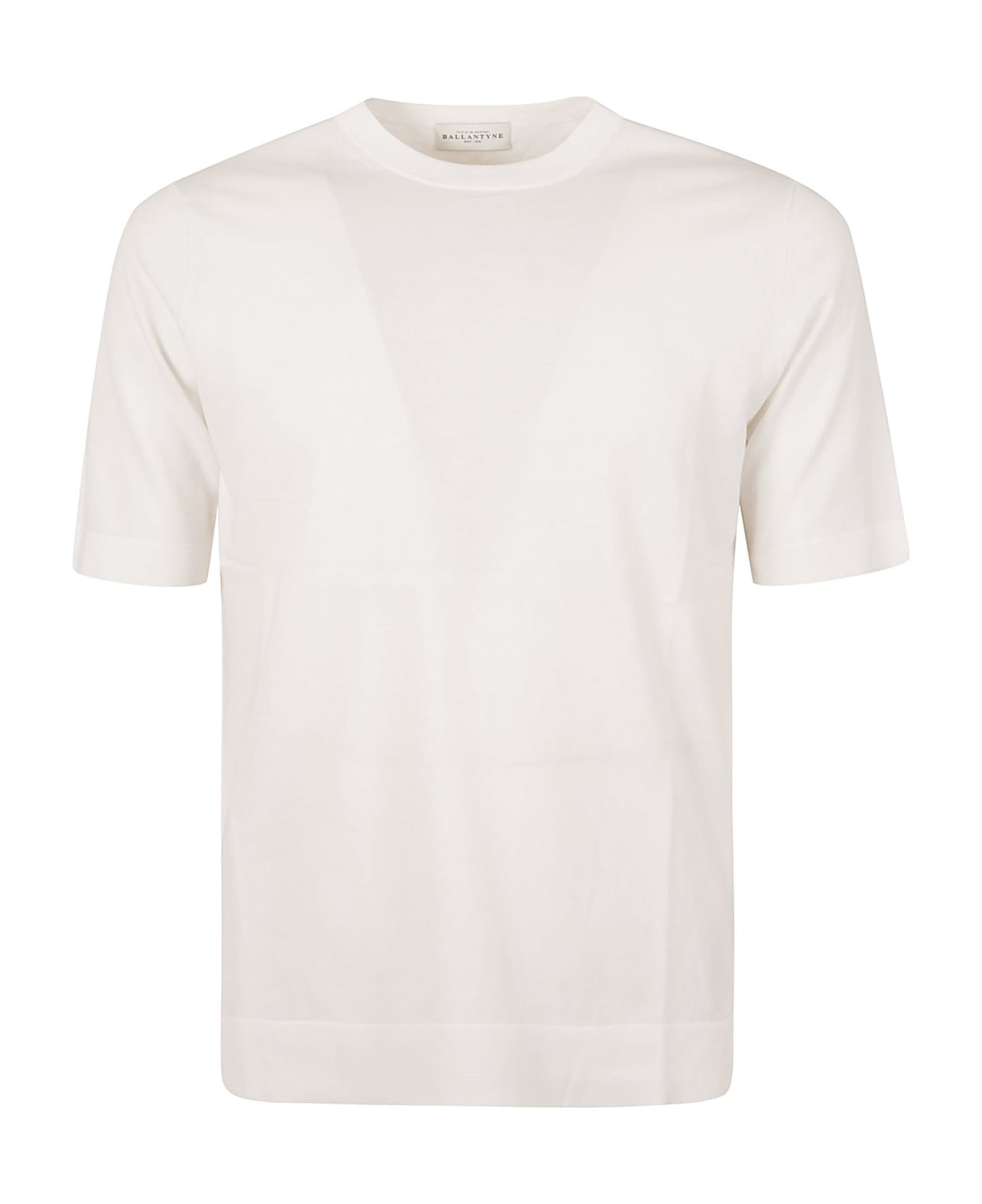 Ballantyne Round Neck T-shirt - Optic White