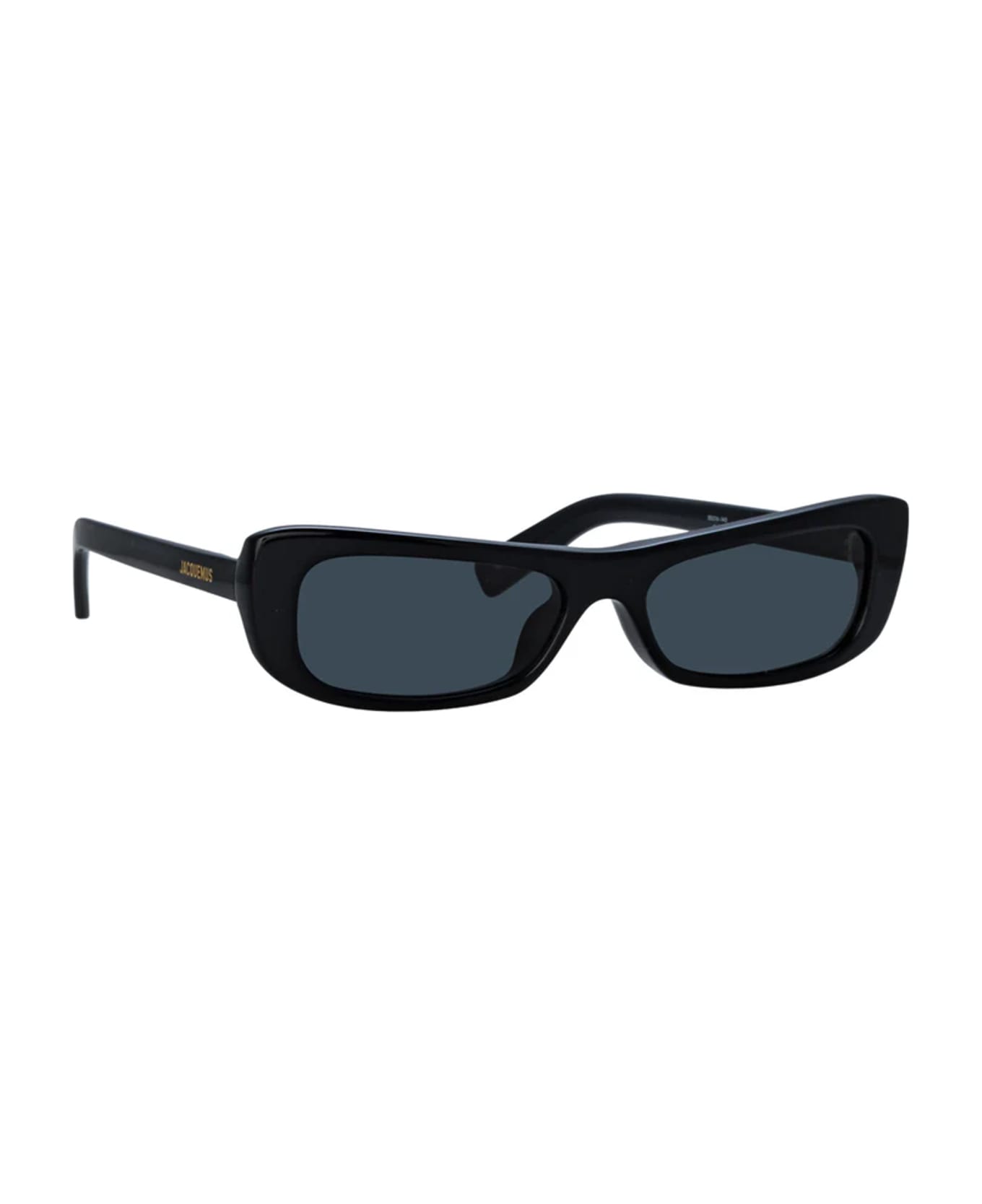 Jacquemus Capri - Black Sunglasses - capri black  yellow gold 