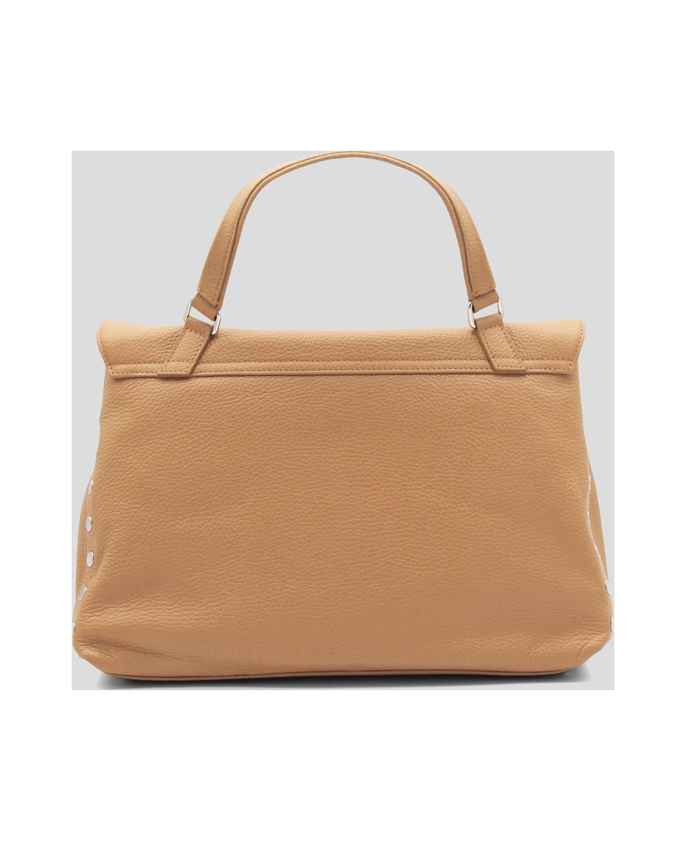 Zanellato Beige Leather Postina Baby Top Handle Bag - BROWN CANTUCCI