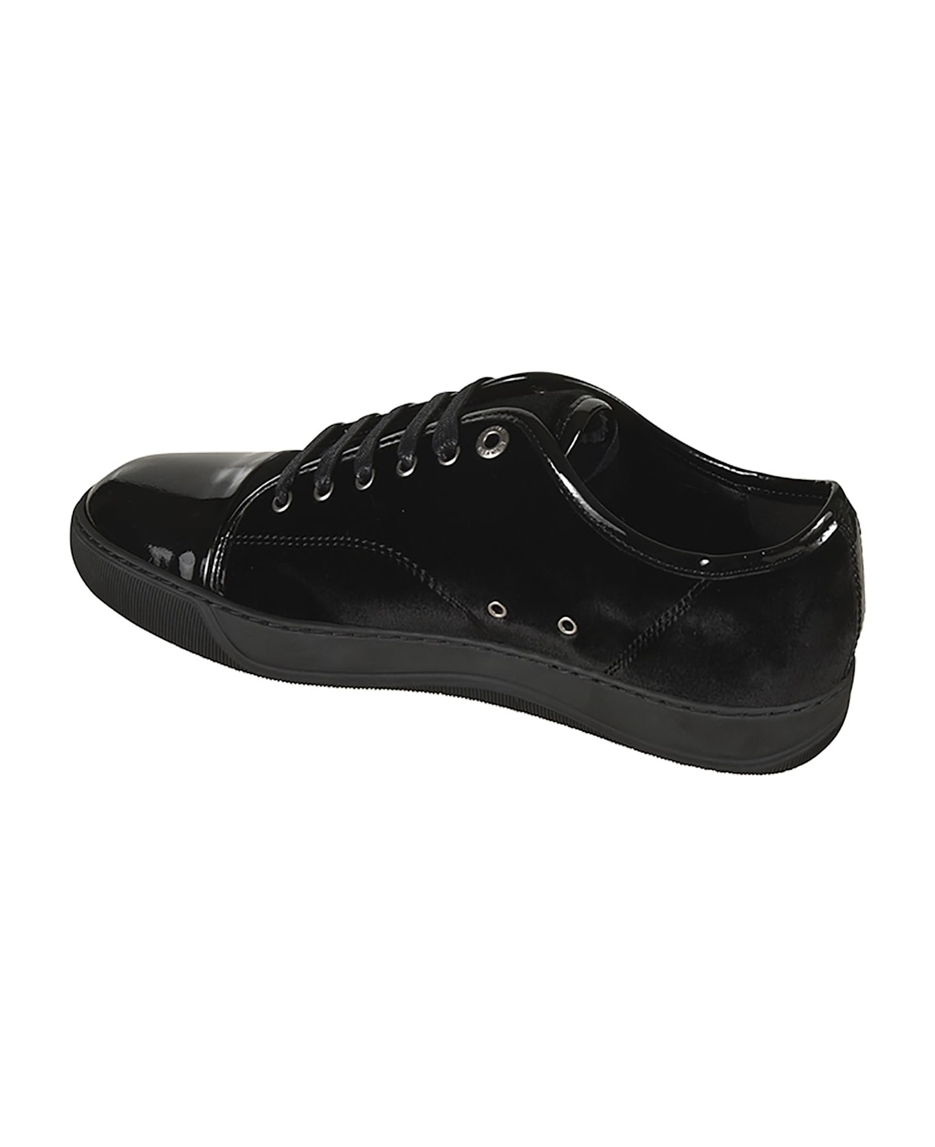 Lanvin Dbb 1 Round Toe Sneakers - Black