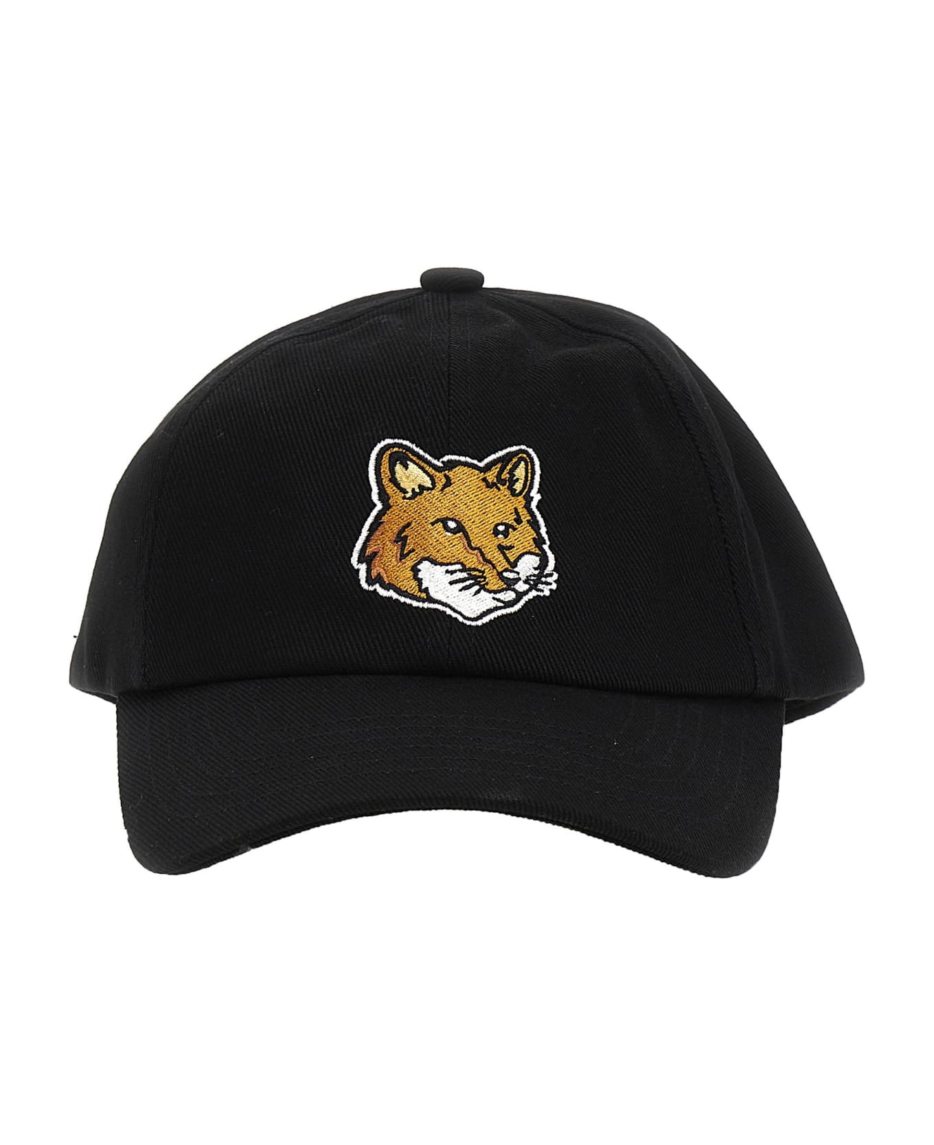 Maison Kitsuné 'fox Head' Cap - Black  