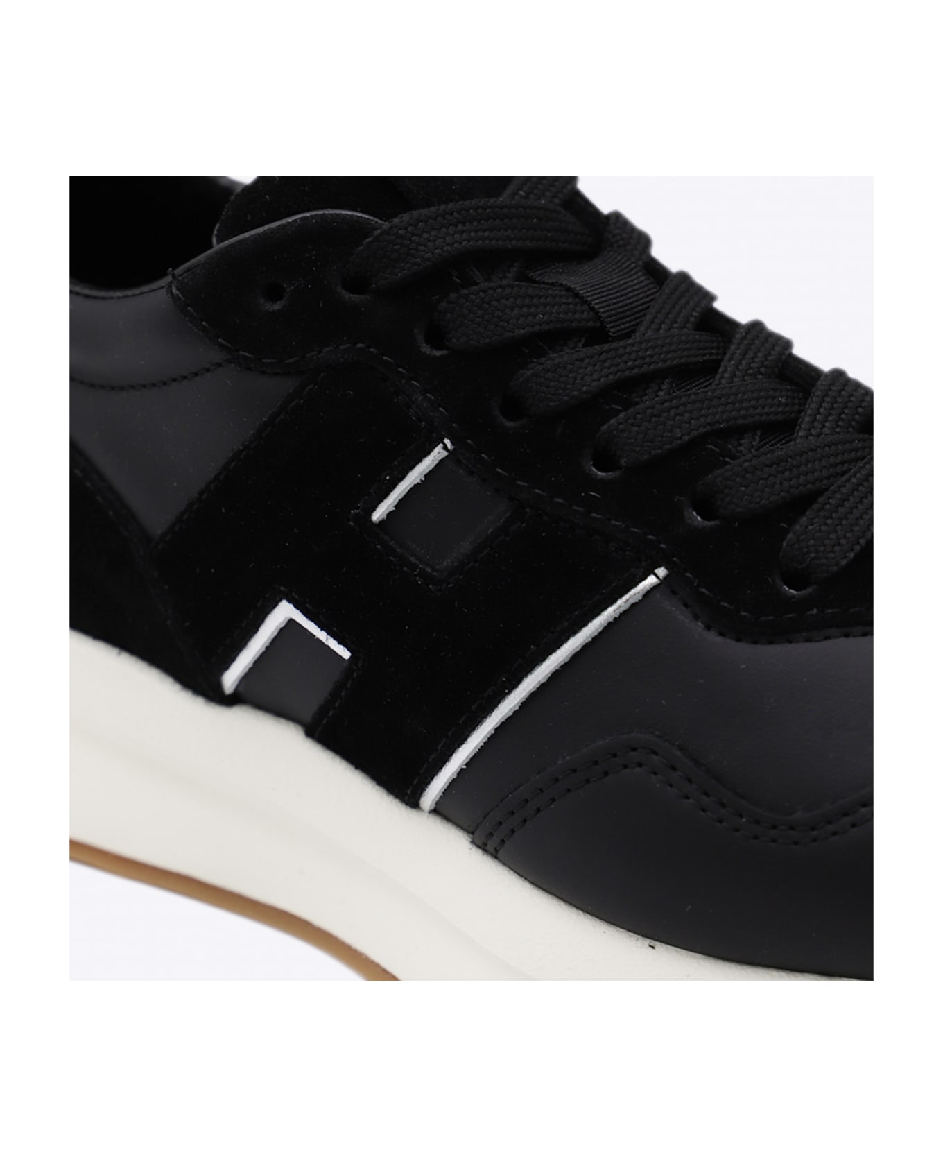Hogan Black Sneakers - Black