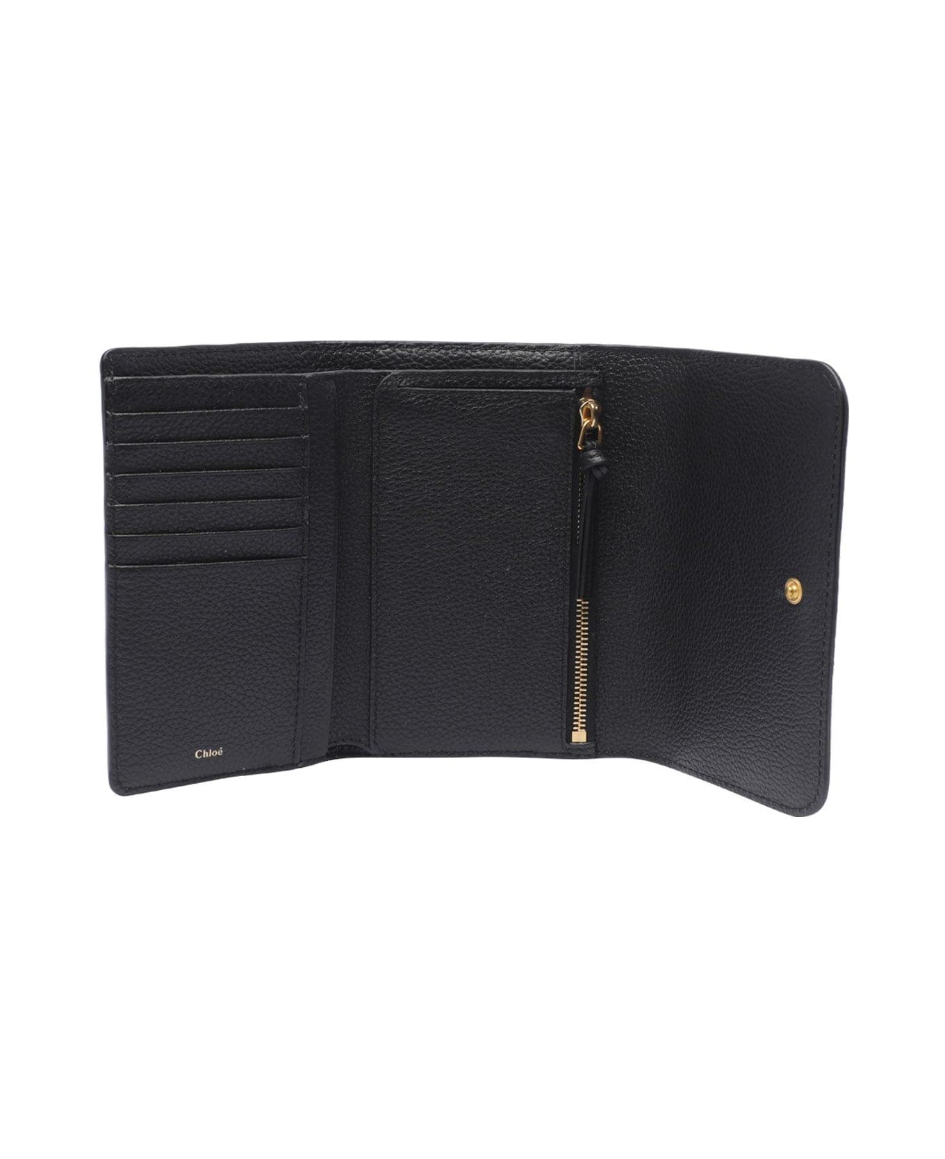 Chloé Marcie Tri-fold Wallet - Black 財布