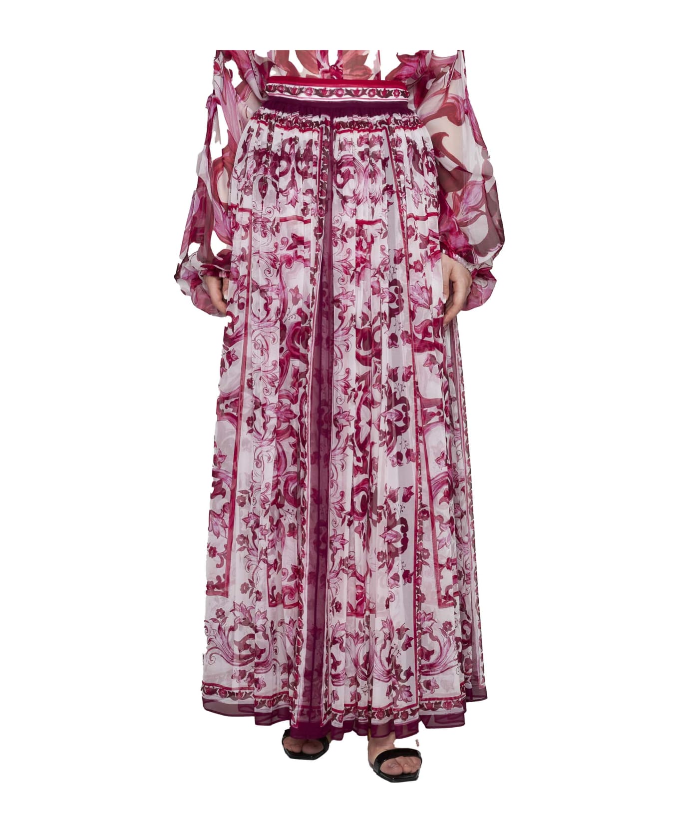 Dolce & Gabbana Maxi Skirt - Pink