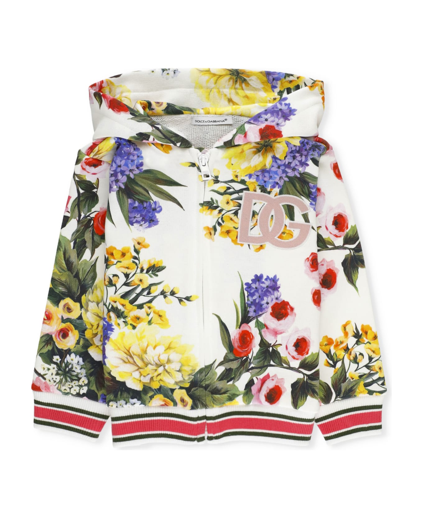 Dolce & Gabbana Flower Power Sweatshirt - White ニットウェア＆スウェットシャツ
