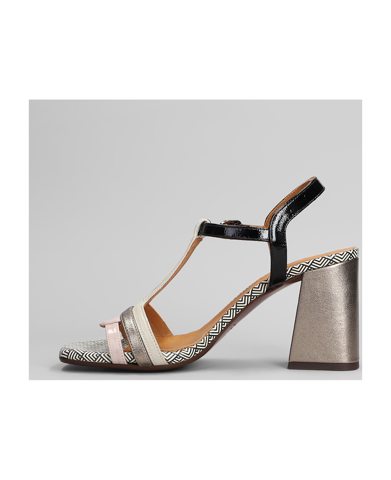 Chie Mihara Piyata 46 Sandals In Black Leather - black