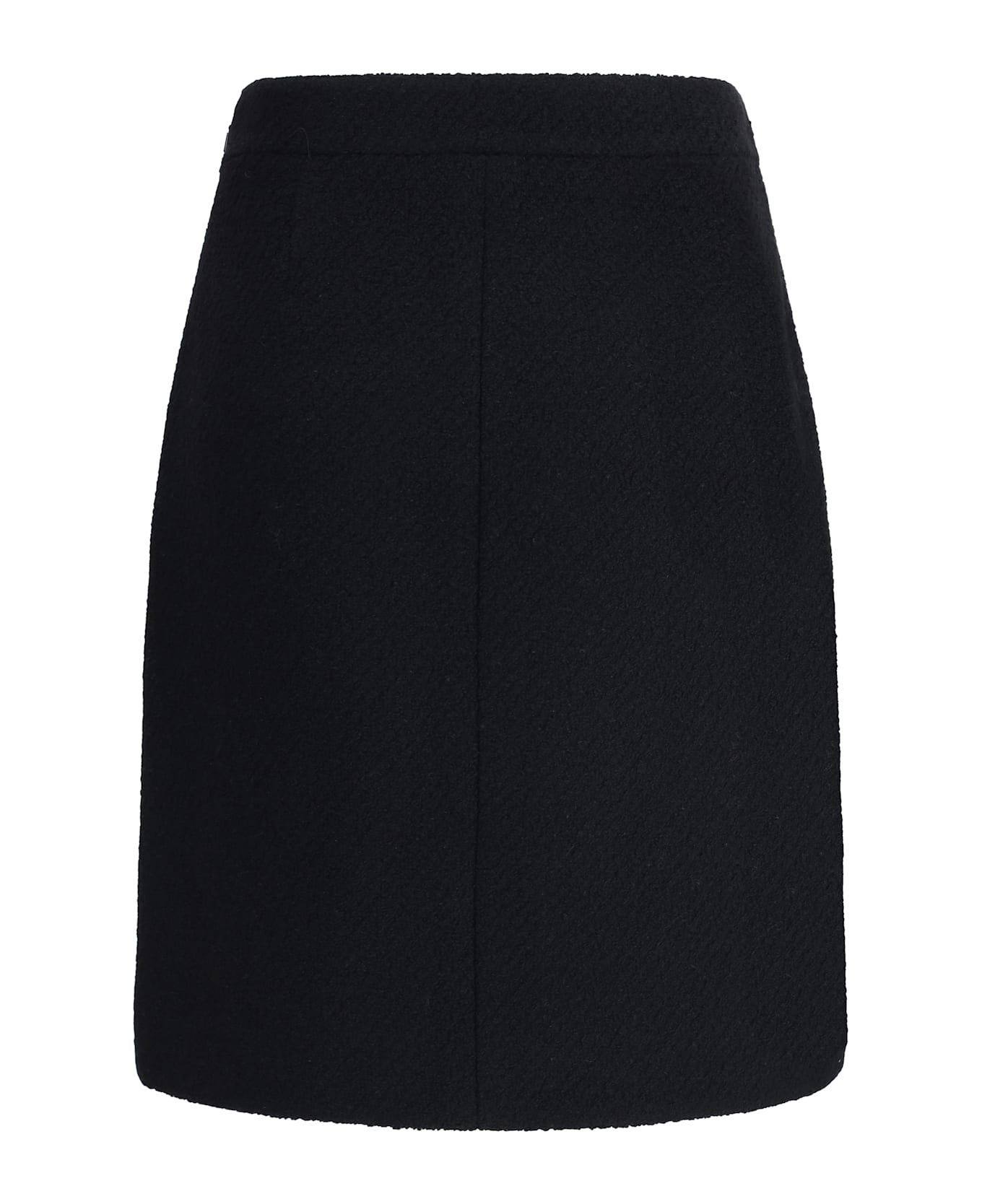 Chloé Bouclé Wool Midi Skirt