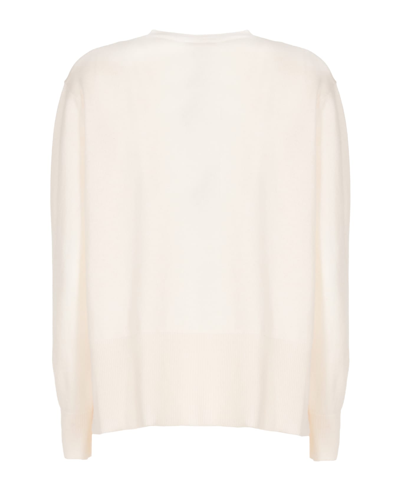 Kangra Cashmere Cardigan - White