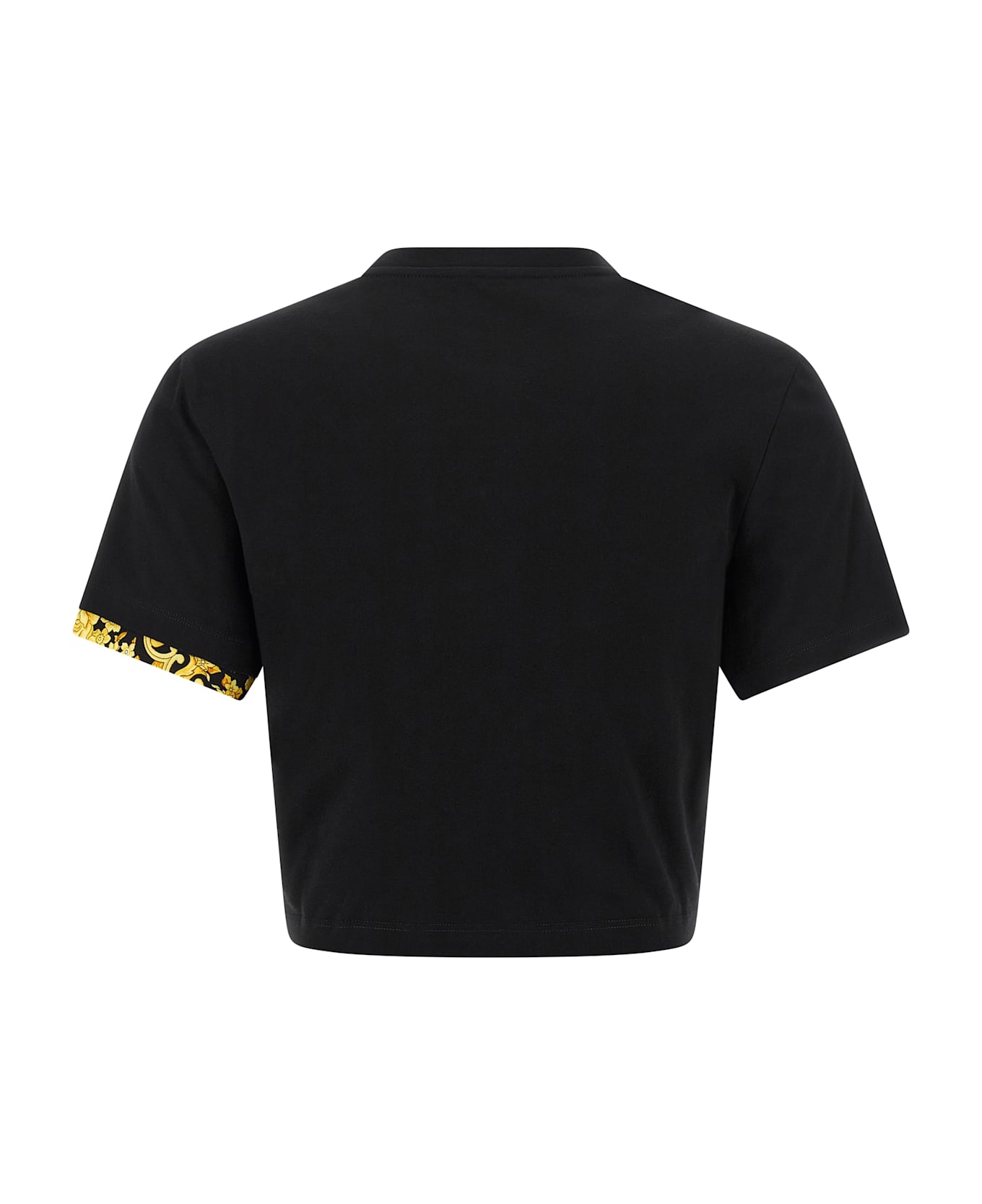 Versace 
barocco
 Double Layer T-shirt - Black  