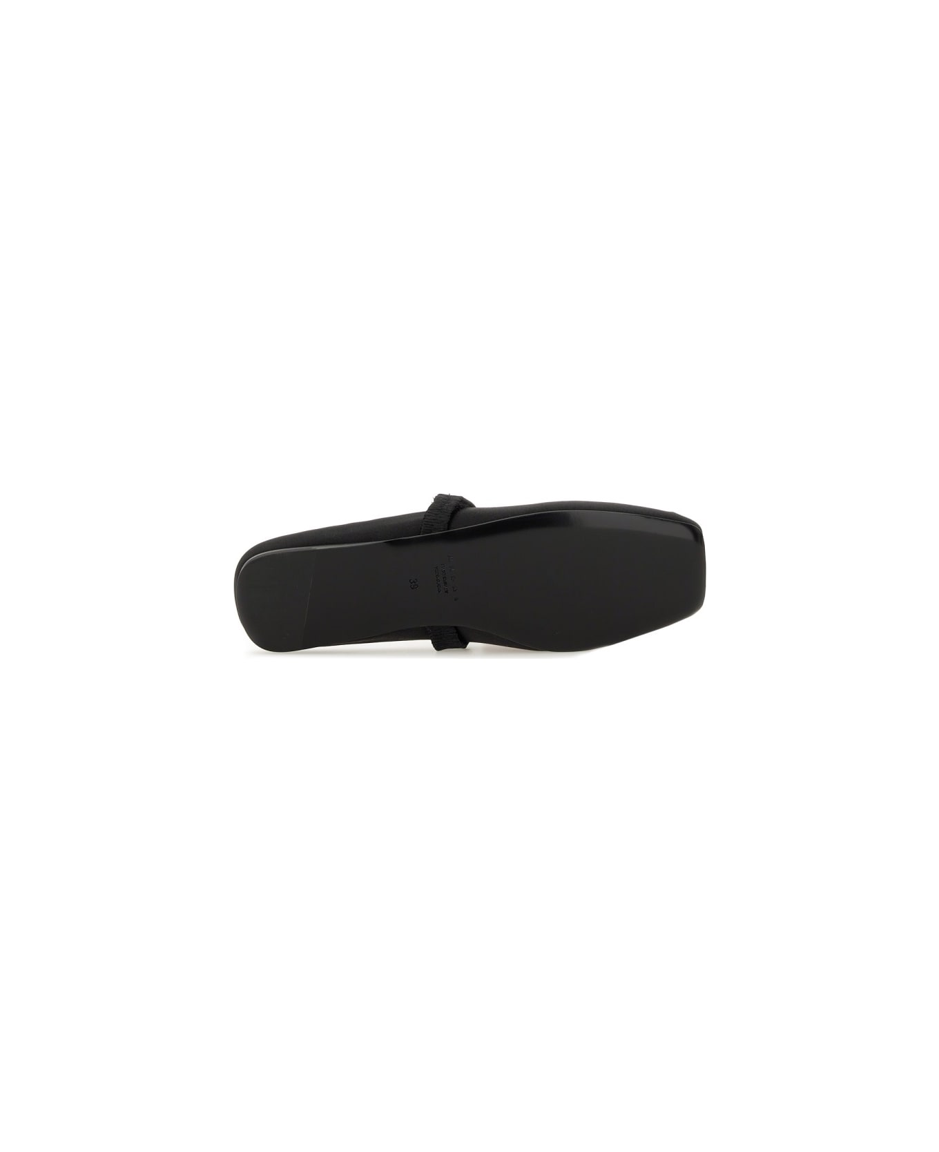 Marni Ballerina Sabot "little Bow - BLACK