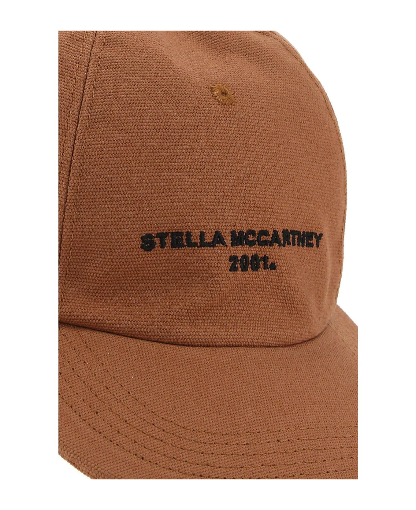 Stella McCartney Caramel Cotton Blend Baseball Cap - Brown