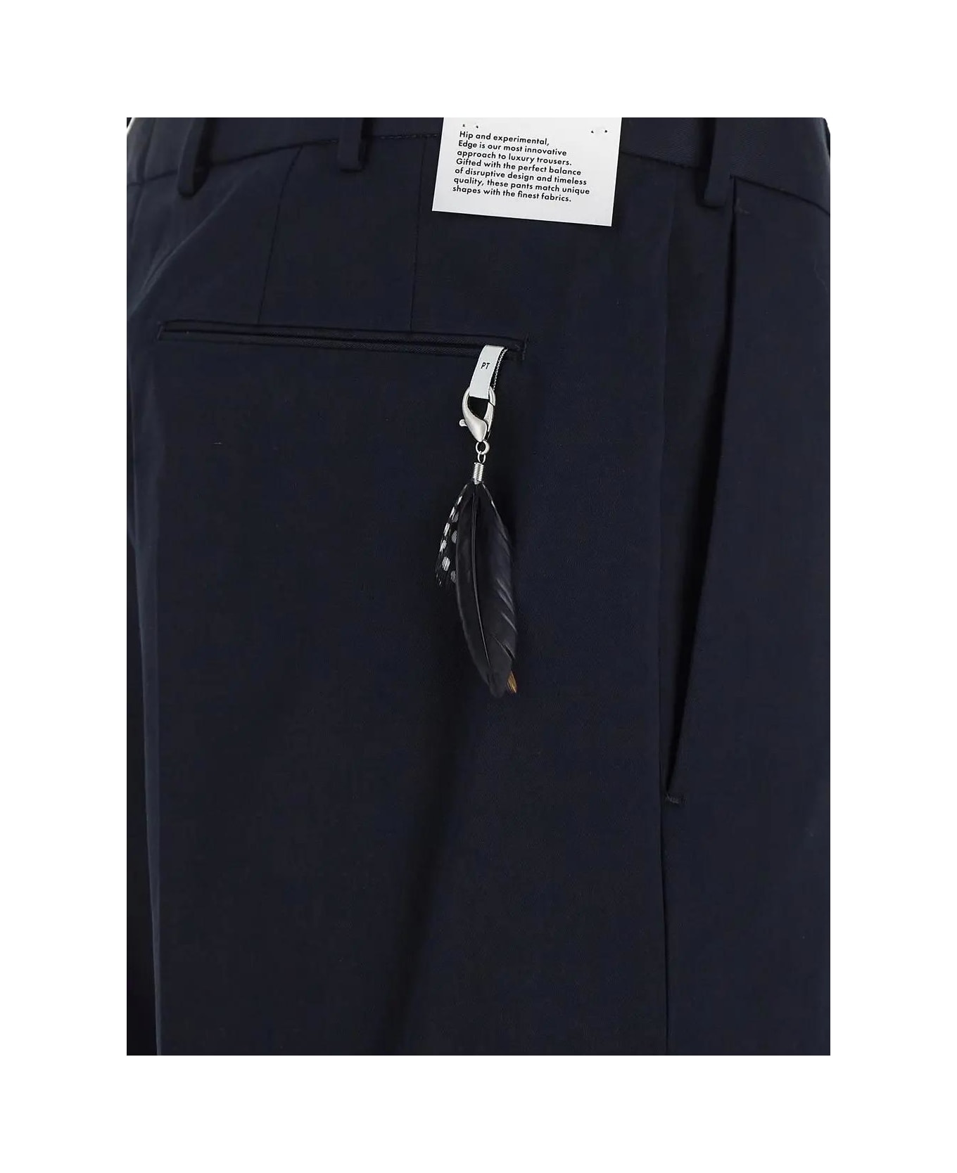 PT01 Cotton Trousers - Blu