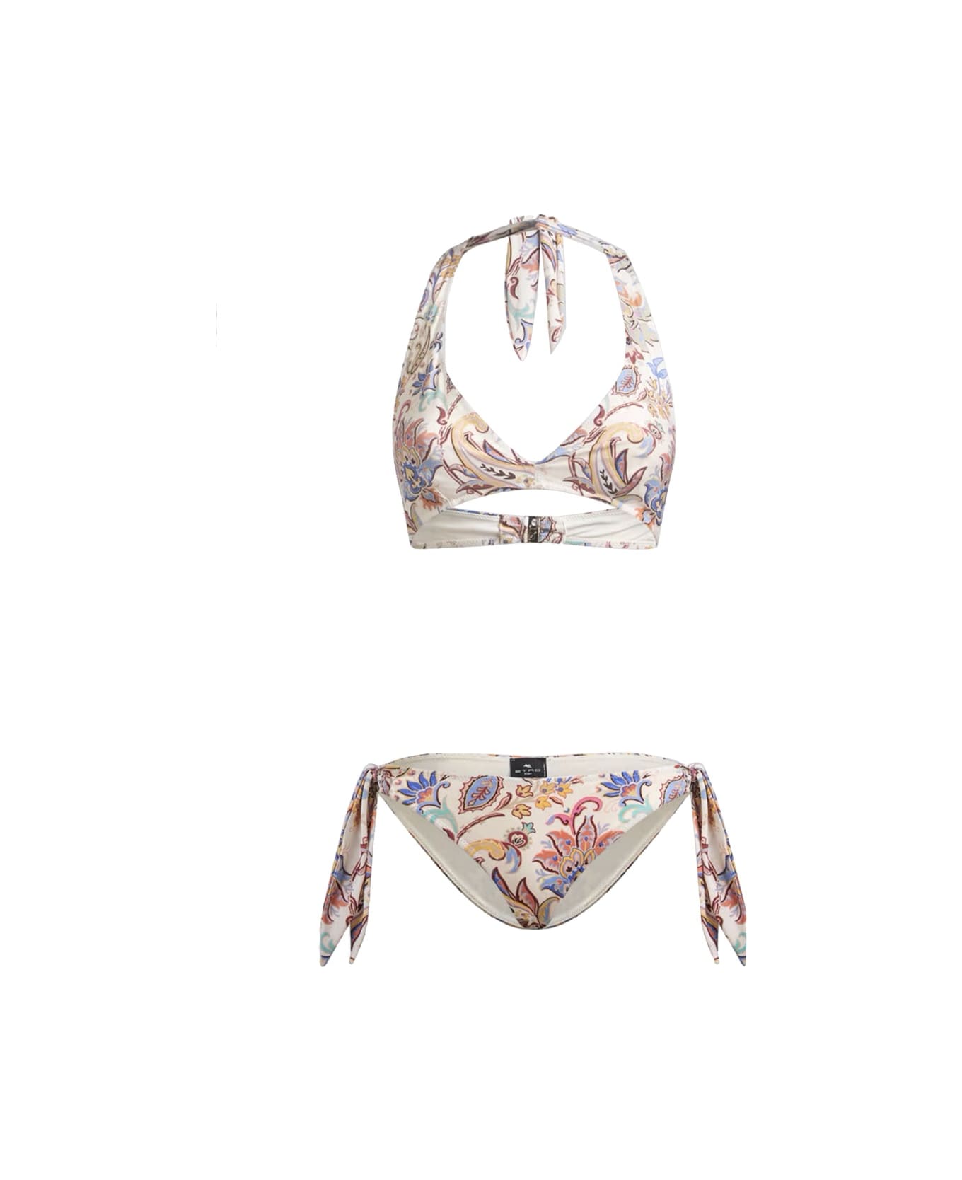 Etro Floral Print Bikini Swimsuit - MULTICOLOUR