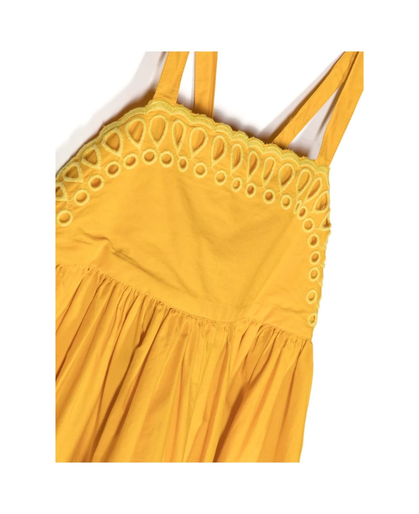 Stella McCartney Kids Yellow Sangallo Cami Dress - Yellow