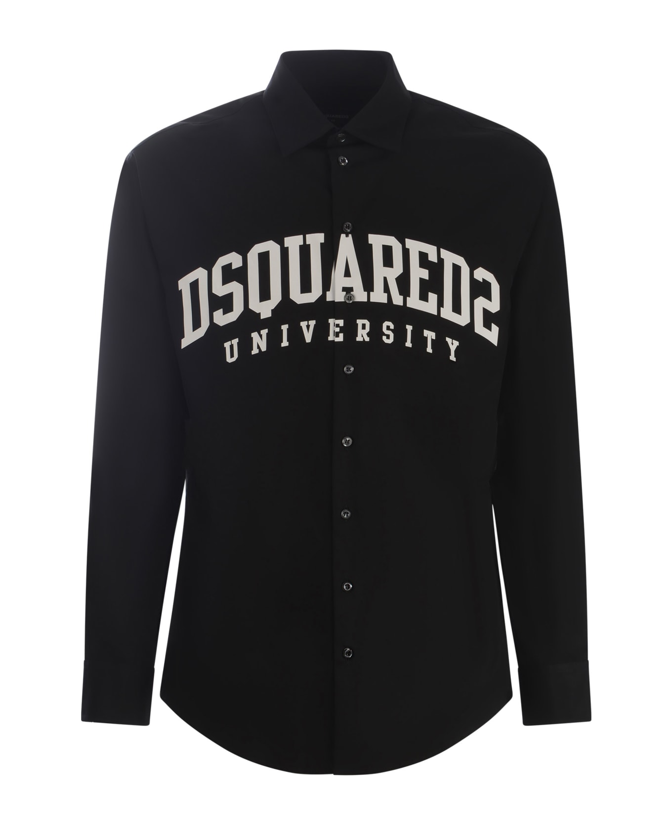 Dsquared2 Shirt Dsquared2 'university' In Cotton - Nero シャツ