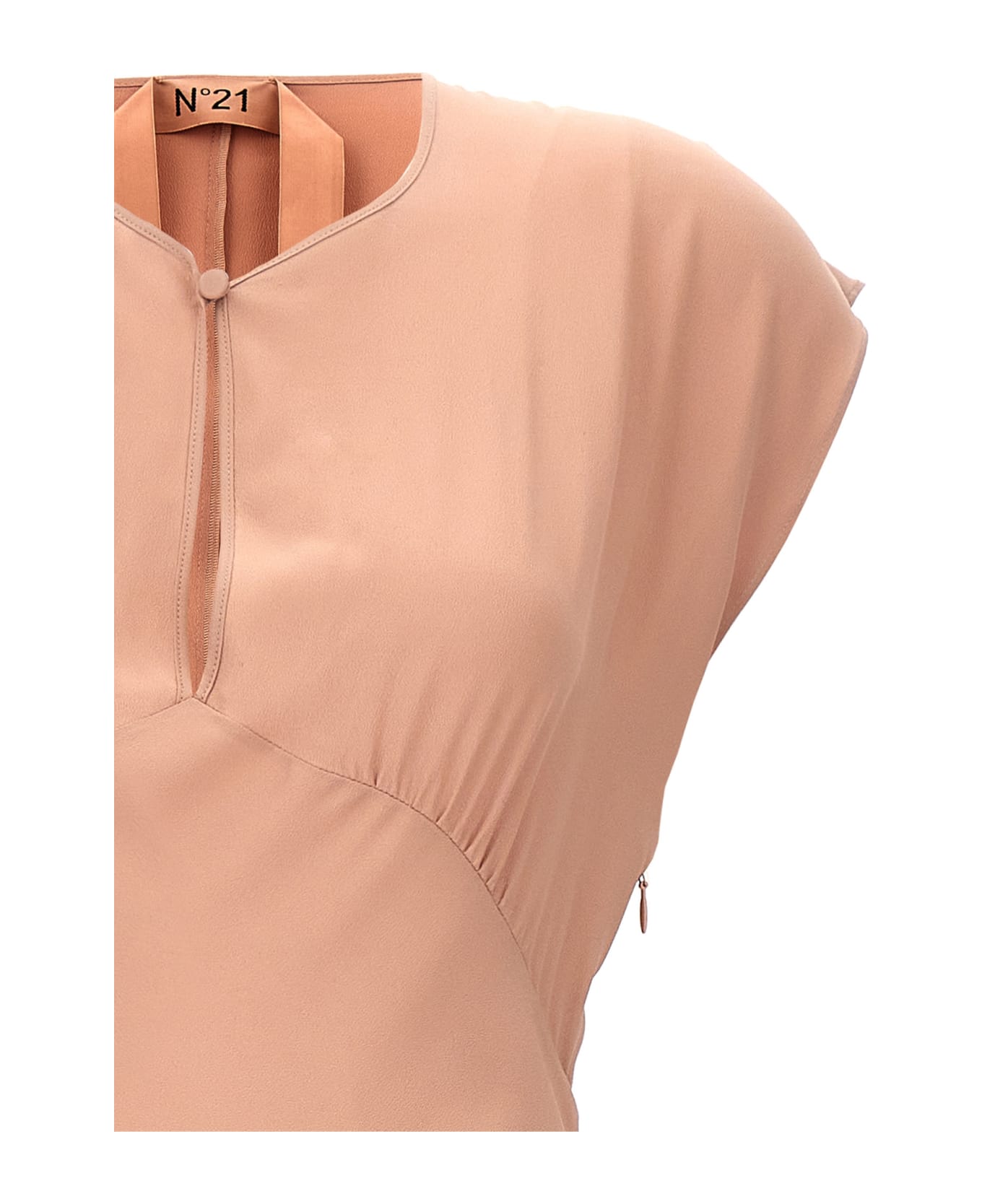 N.21 Crepe Midi Dress - Pink ワンピース＆ドレス