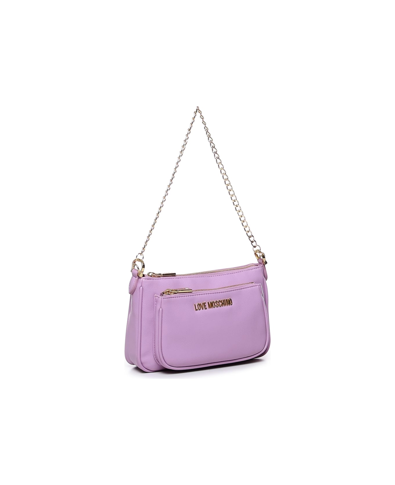 Love Moschino Pouch Charm Shoulder Bag - Lillac