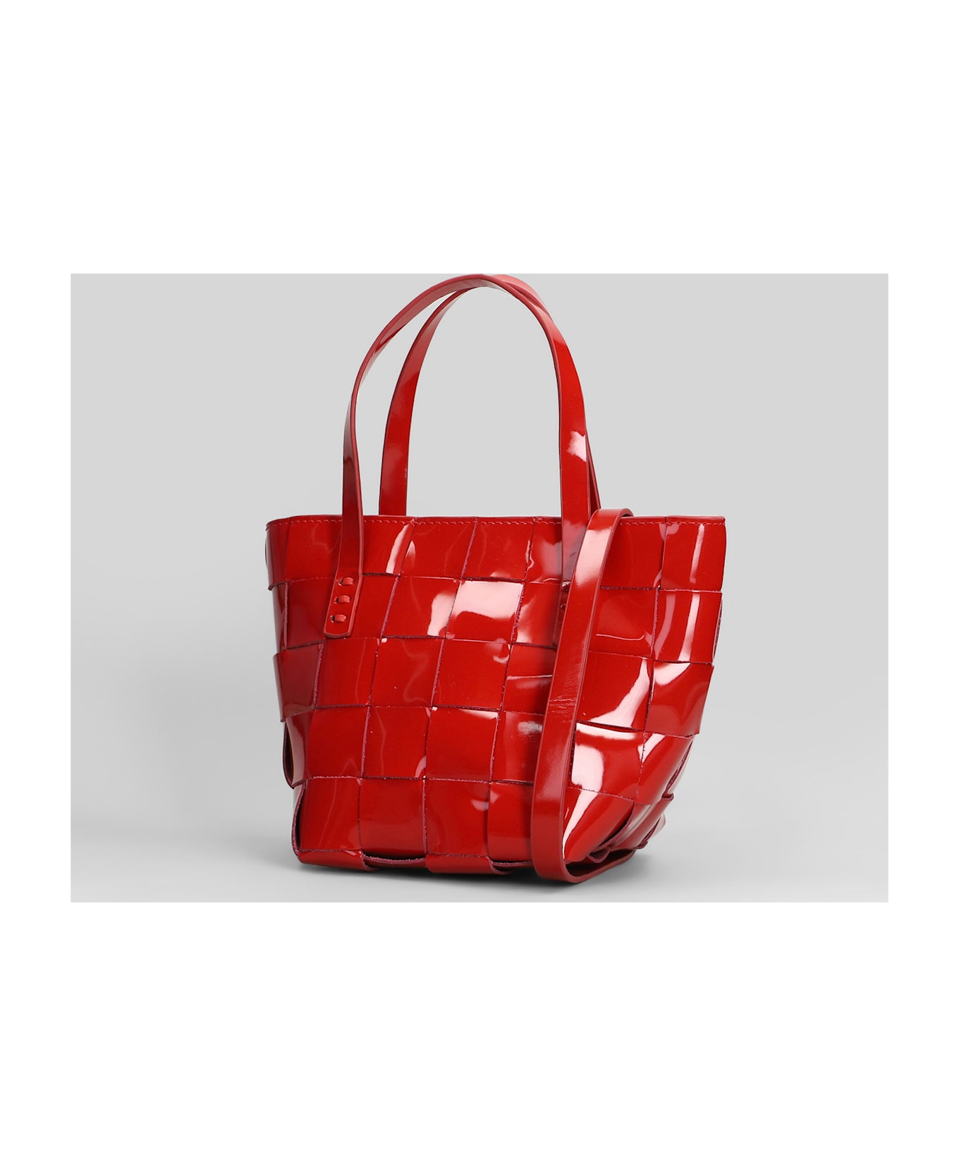 Dragon Diffusion Japan Mini Shoulder Bag In Red Leather - red