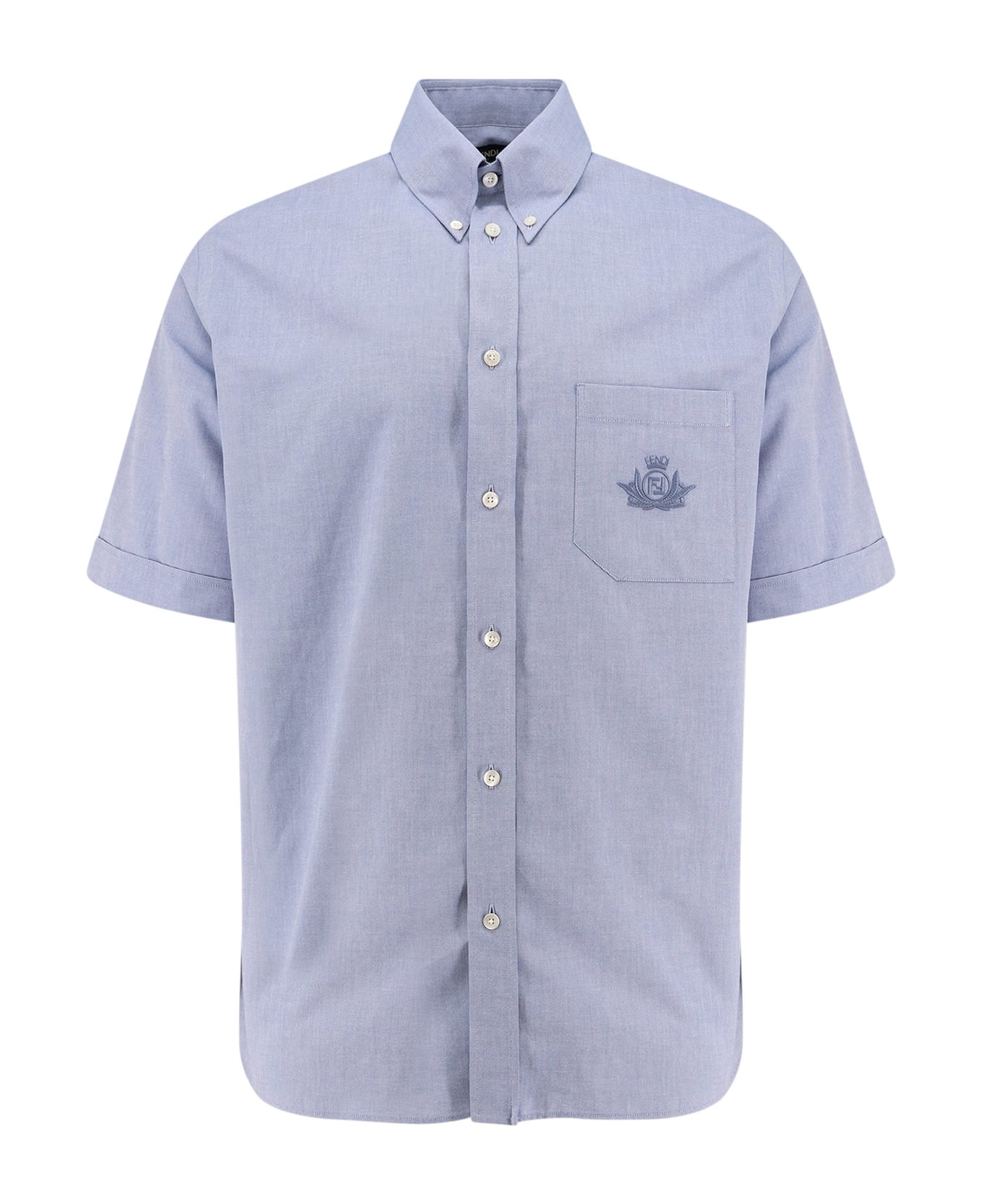 Fendi Oxford Shirt - Blue