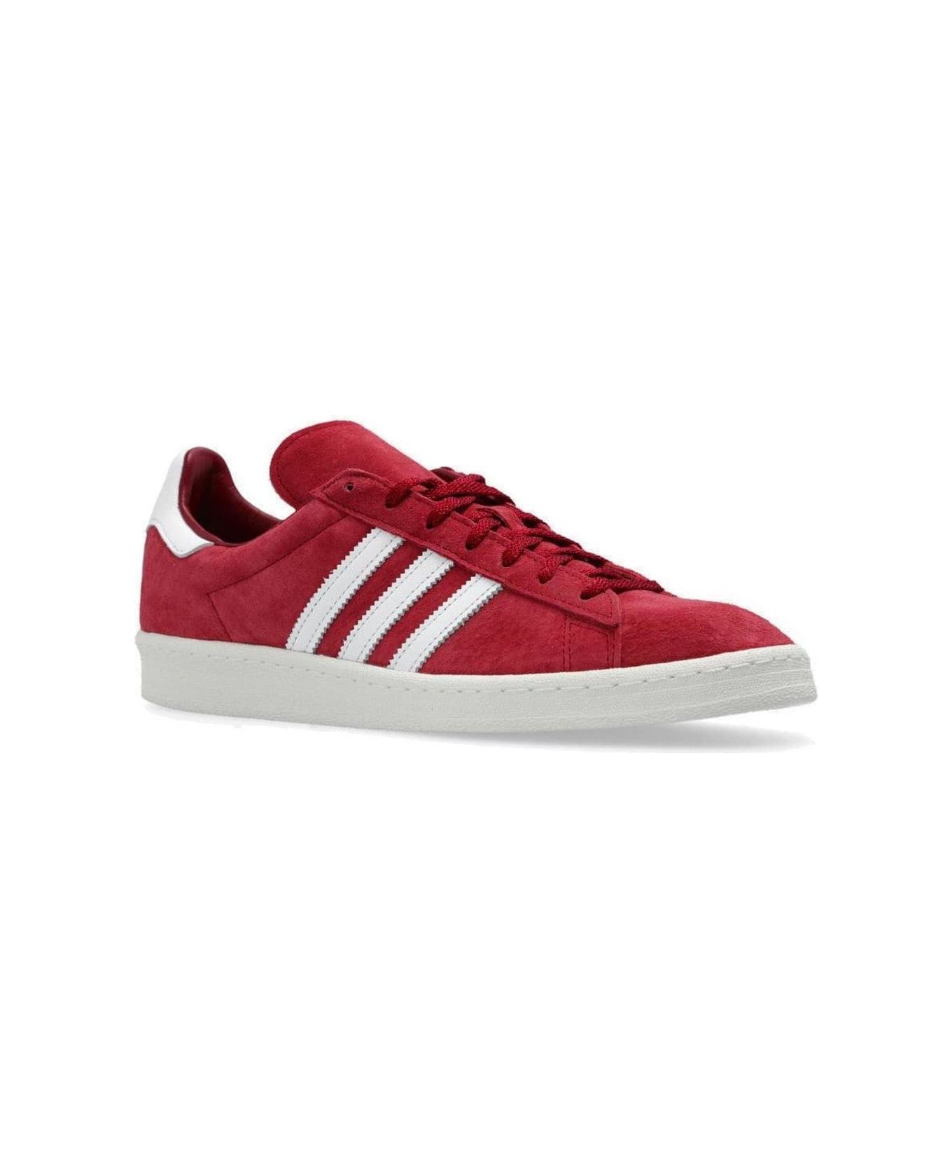 Adidas Campus 80s Lace-up Sneakers - BORDEAUX
