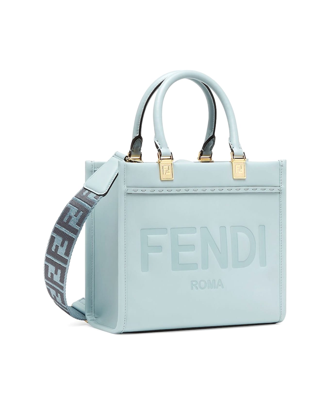 Fendi Sunshine Logo Embossed Tote Bag - ANICE+OS トートバッグ