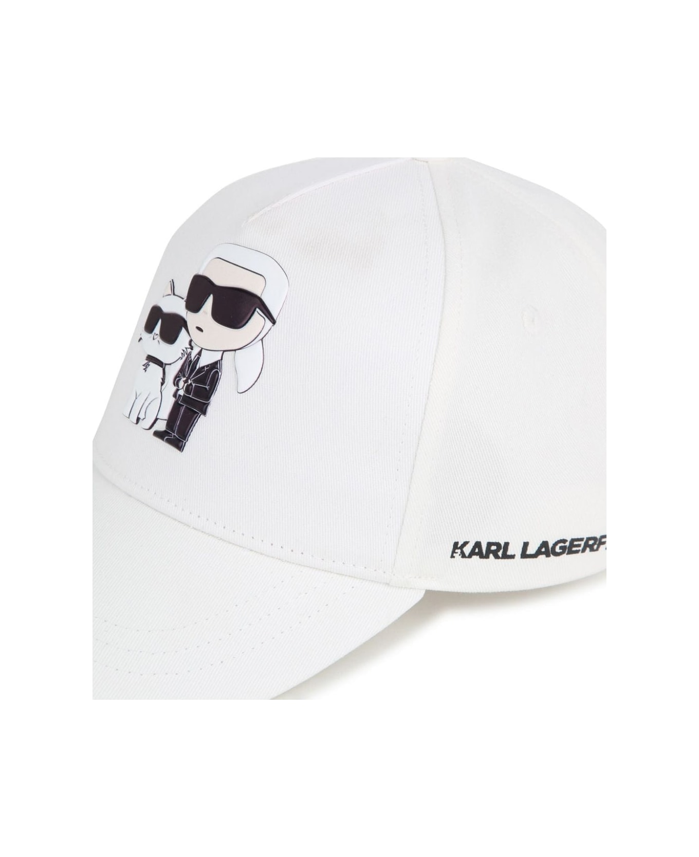 Karl Lagerfeld Kids Cappello Con Logo - Beige