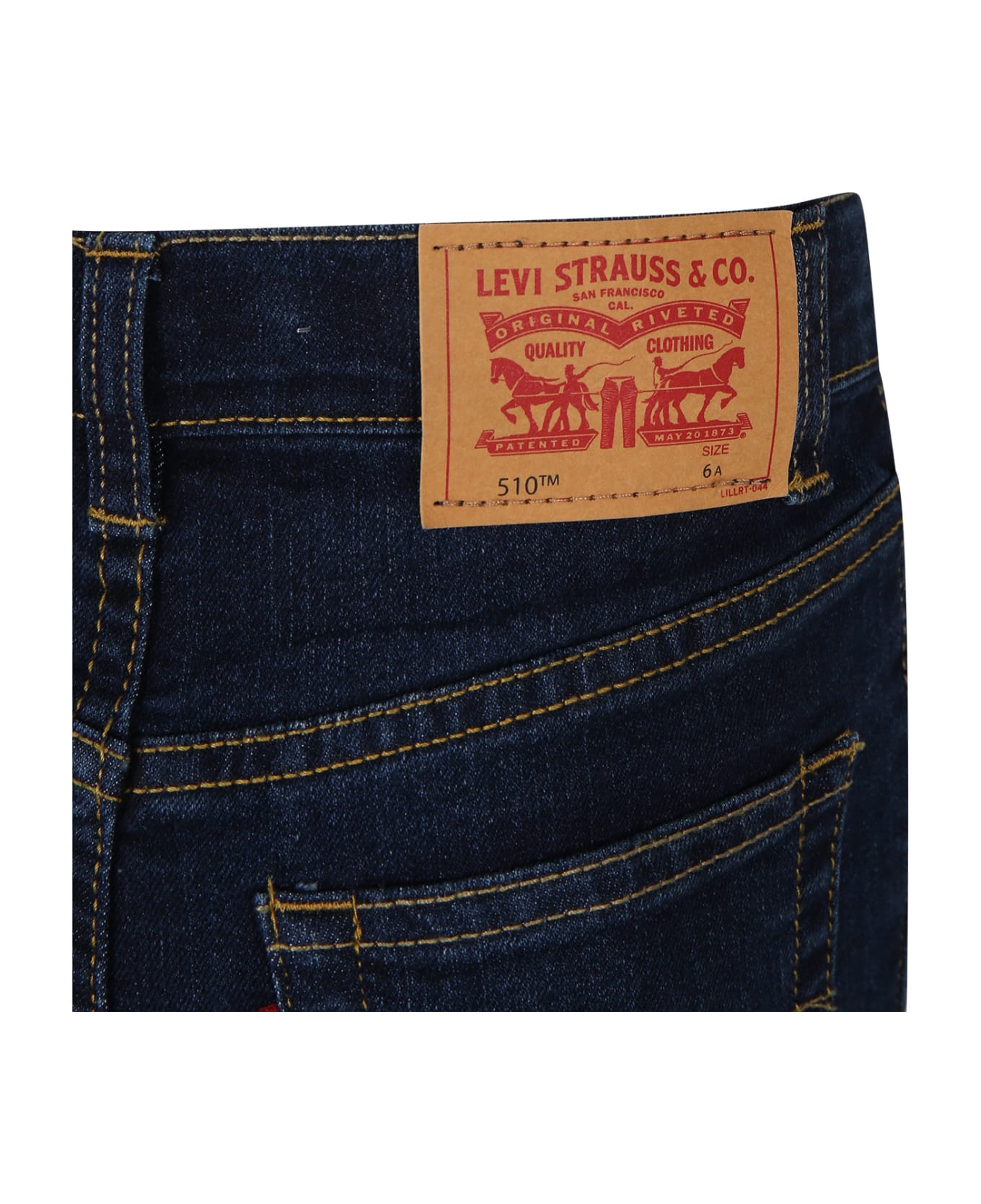 Levi's Denim Jeans For Kids With Logo Patch - Denim