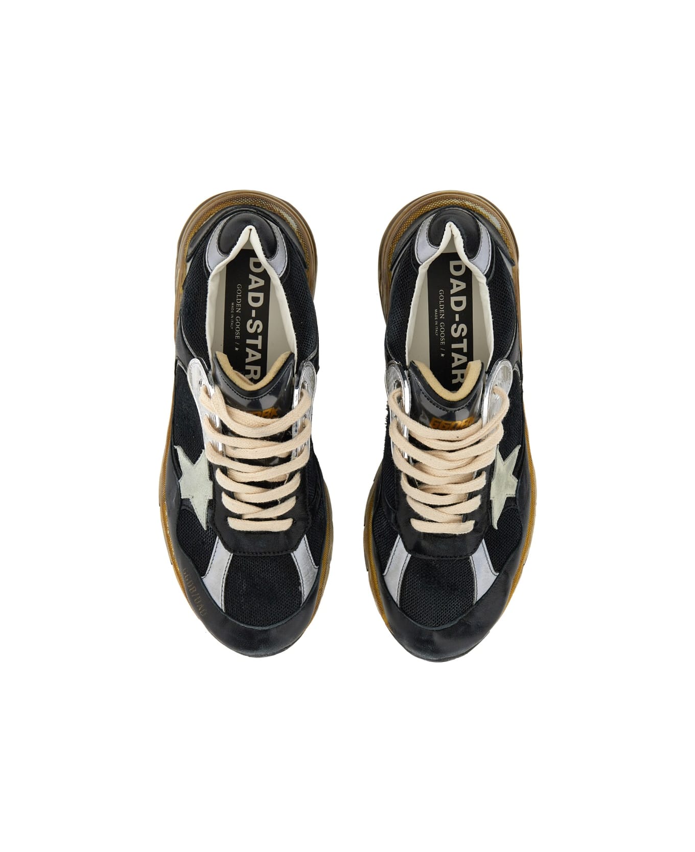 Golden Goose "running Dad" Sneaker - BLACK