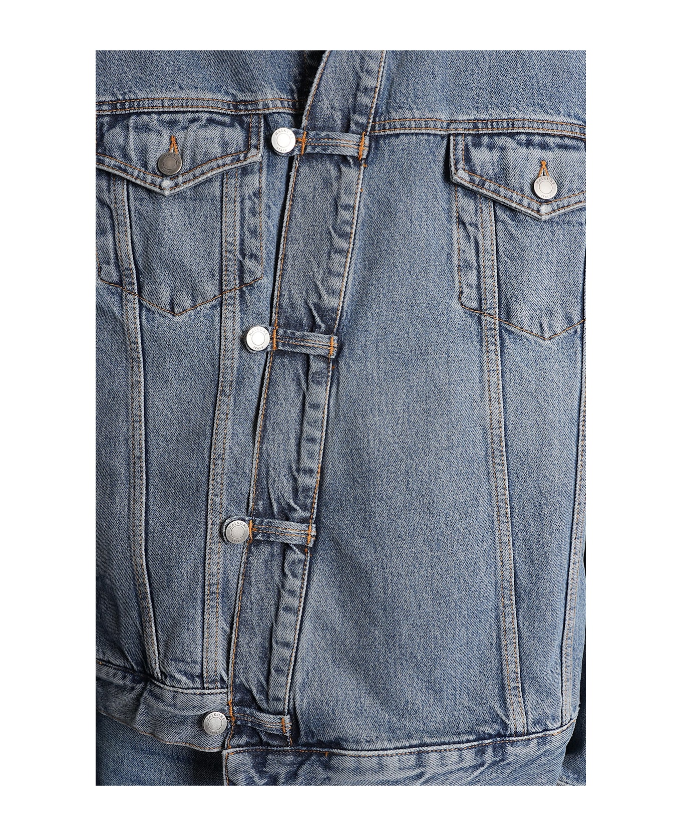 Haikure Boosley Authentic Denim Jackets In Blue Cotton - blue