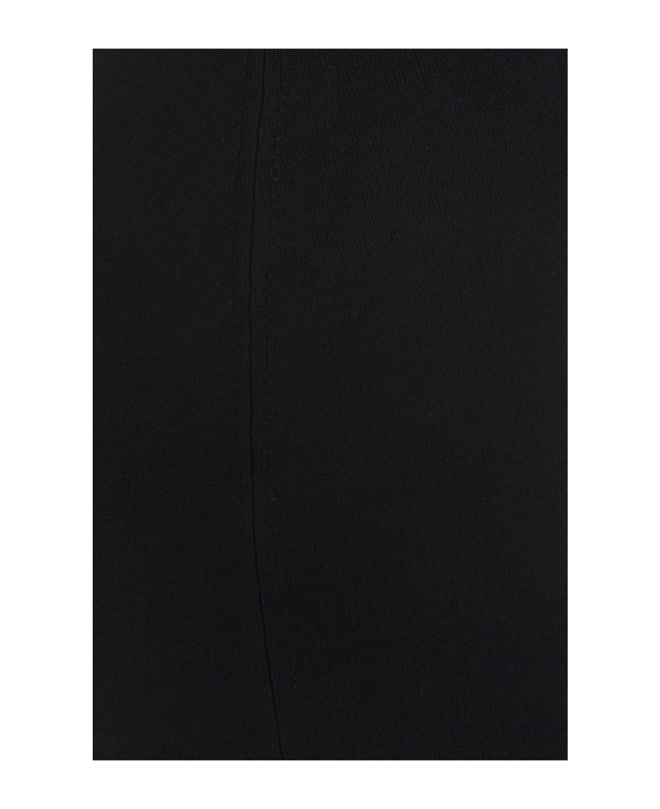 Alexander Wang Black Stretch Cupro Blend Mini Dress - Black